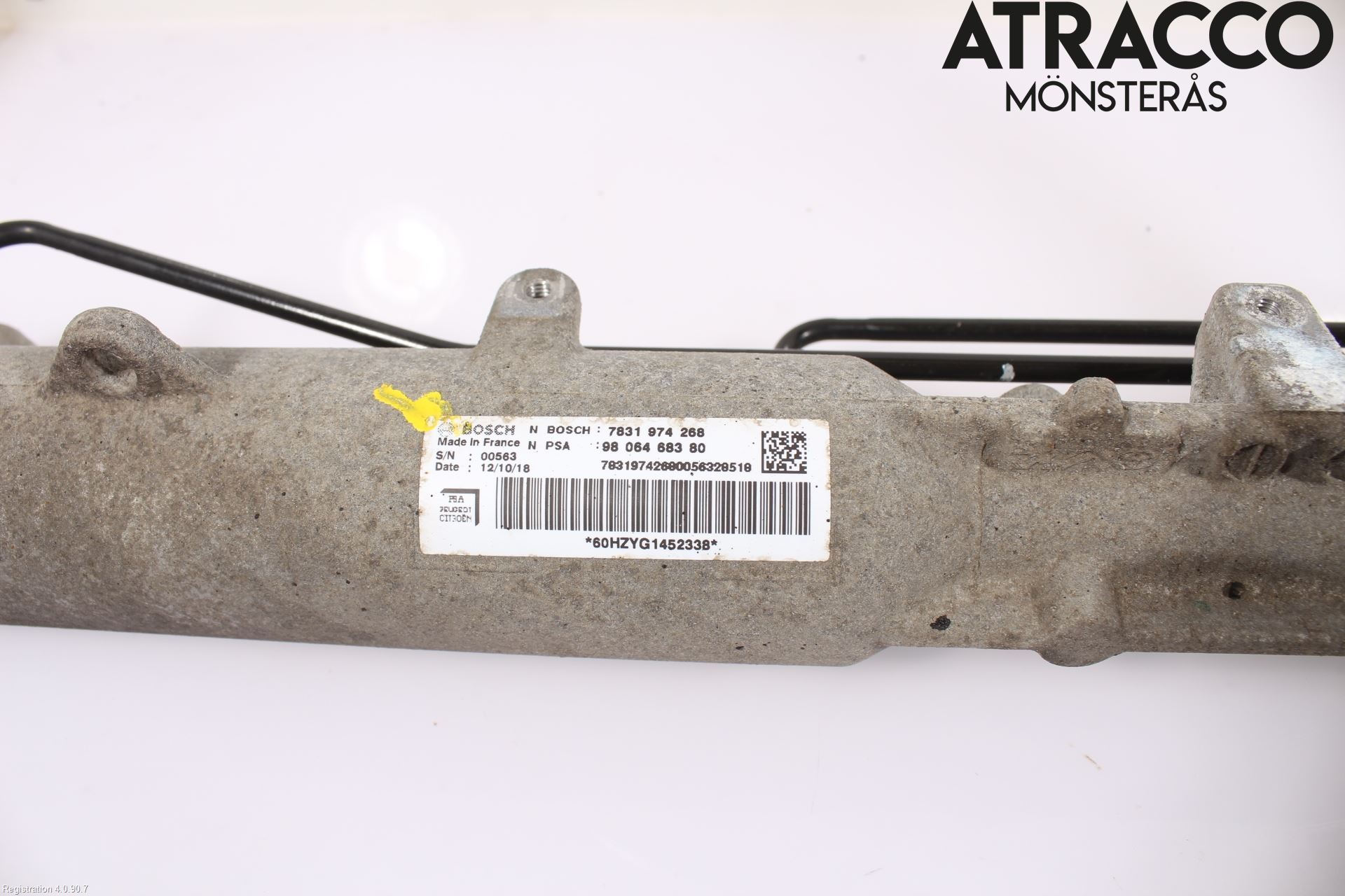 Peugeot EXPERT/E-EXPERT 17- Servo Snekke - Tannstang