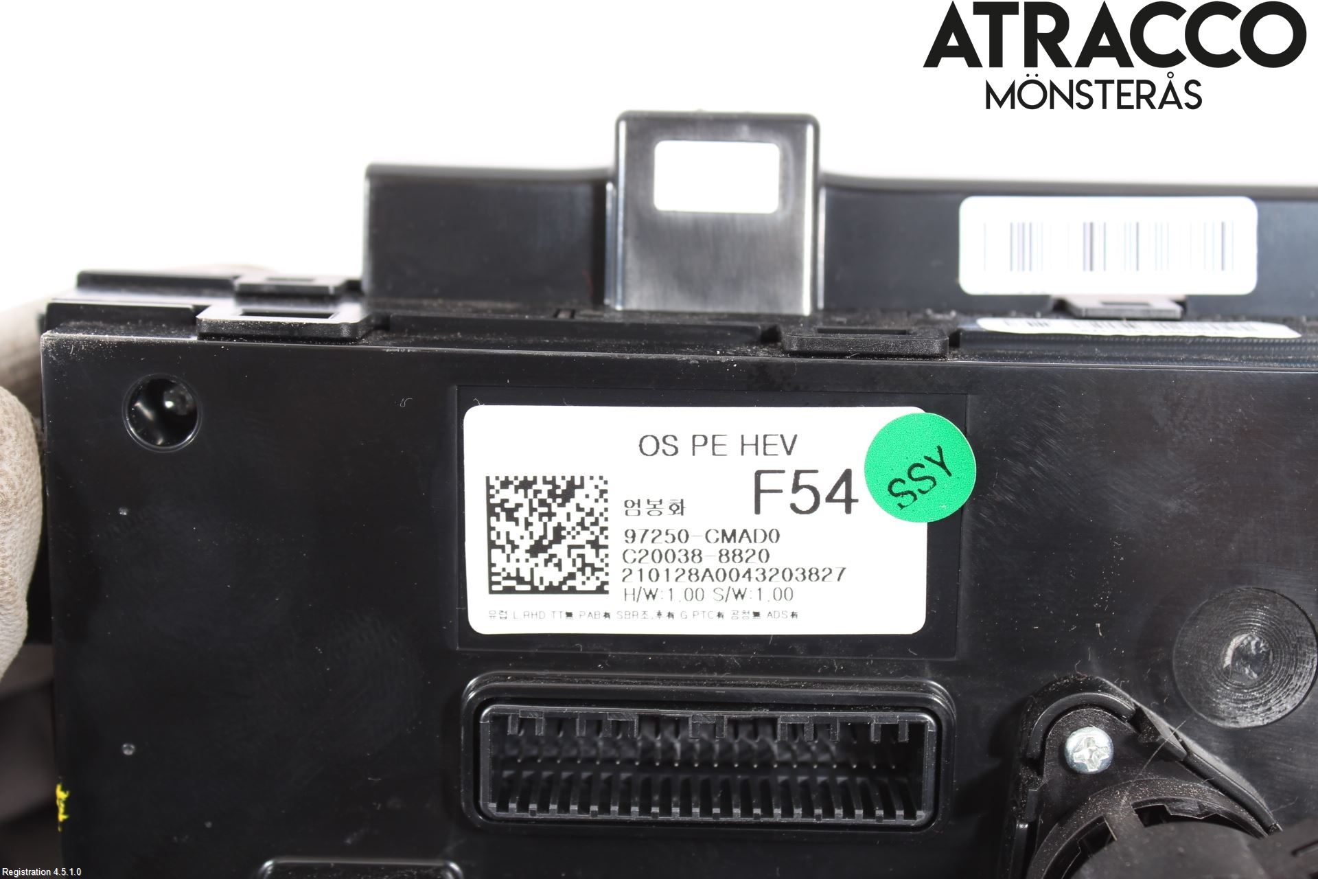 Hyundai KONA/ELECTRIC OS 18-23 Varme Ac Betjening-Display