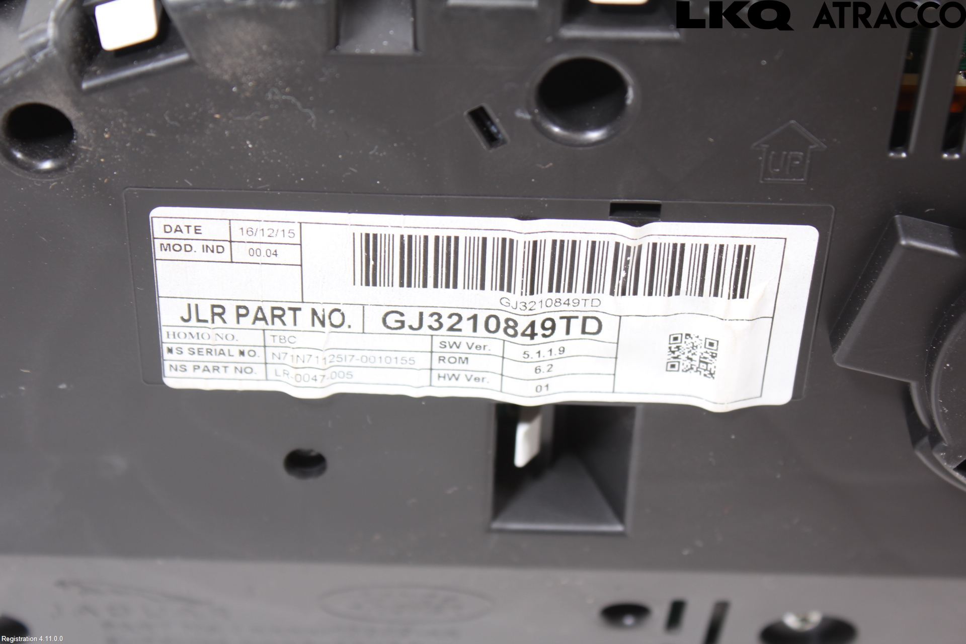 Landrover LAND ROVER RANGE ROVER EVOQUE (L538) 11-18 Instr Kombinert