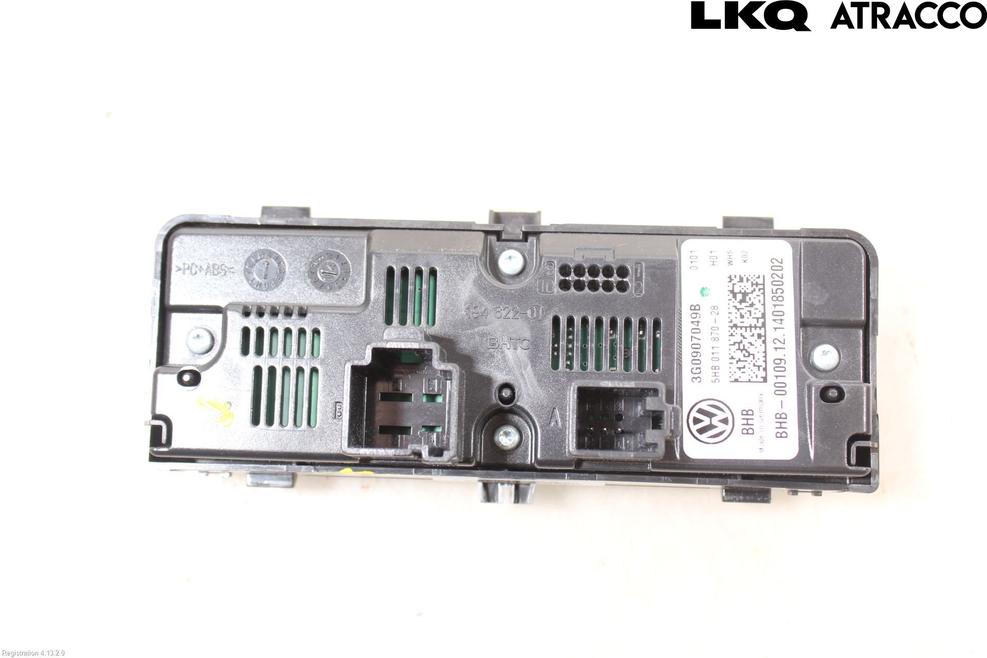 Volkswagen VW PASSAT 15-19 Varme Ac Betjening-Display