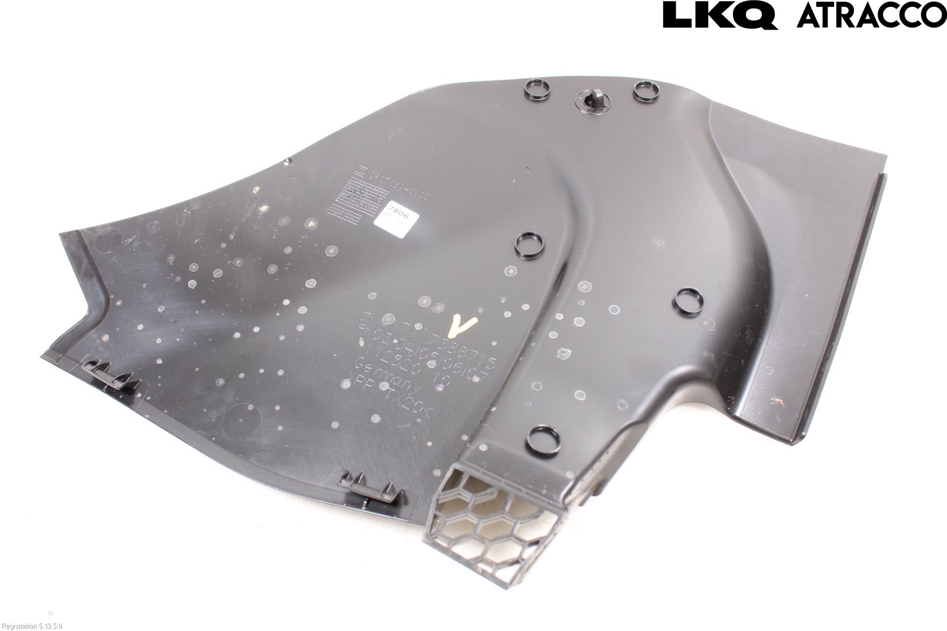BMW 5 G30/G31/F90 17-23 Visker Deksel-Grill-Under Frr