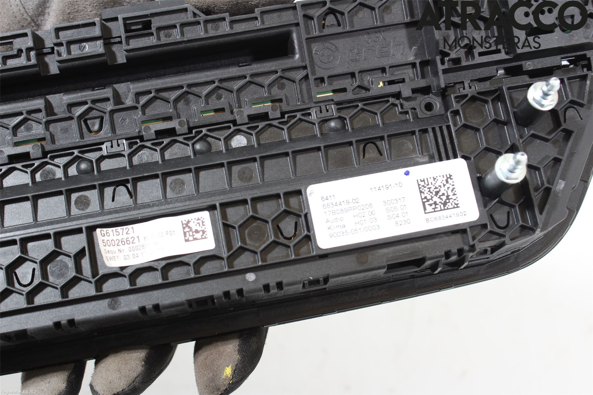 BMW 5 G30/G31/F90 17-23 Varme Ac Betjening-Display