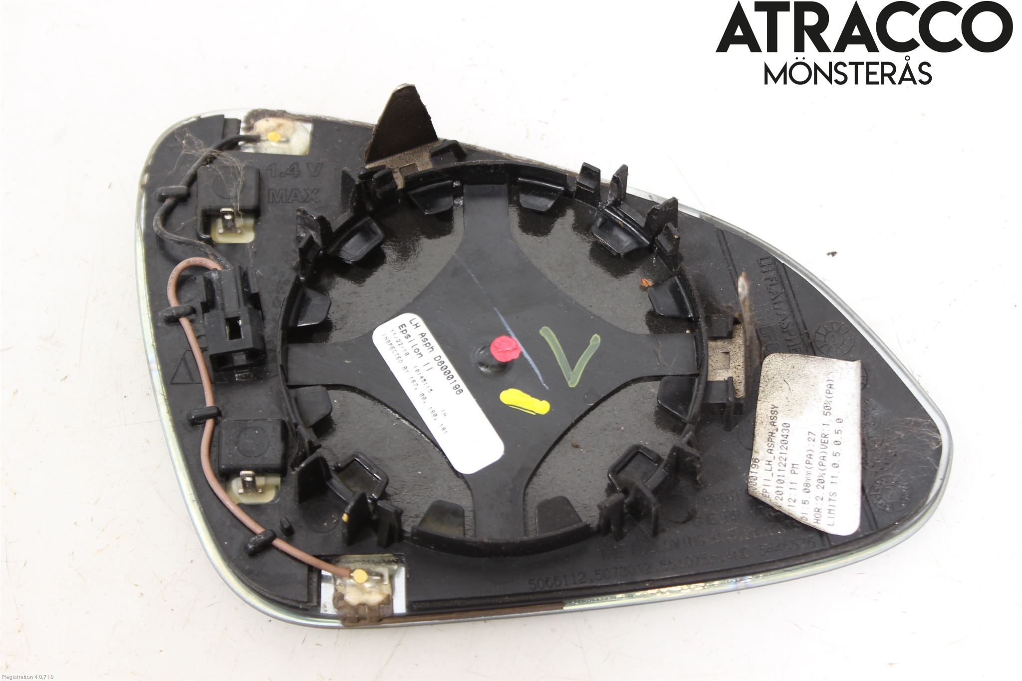 Opel INSIGNIA 09-16 Speil Glass V
