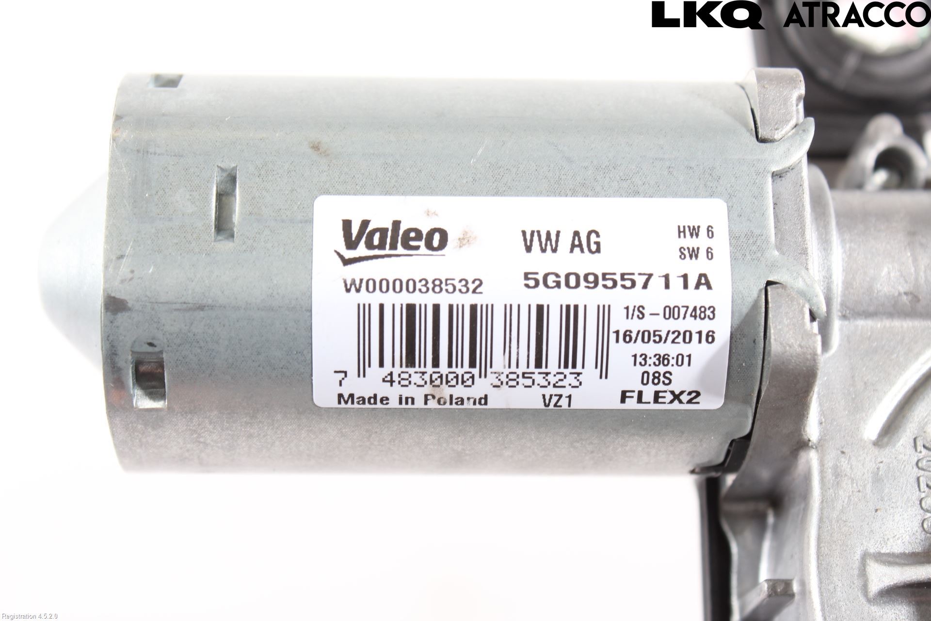 Volkswagen VW TIGUAN 16-24 Viskermotor Bakluke