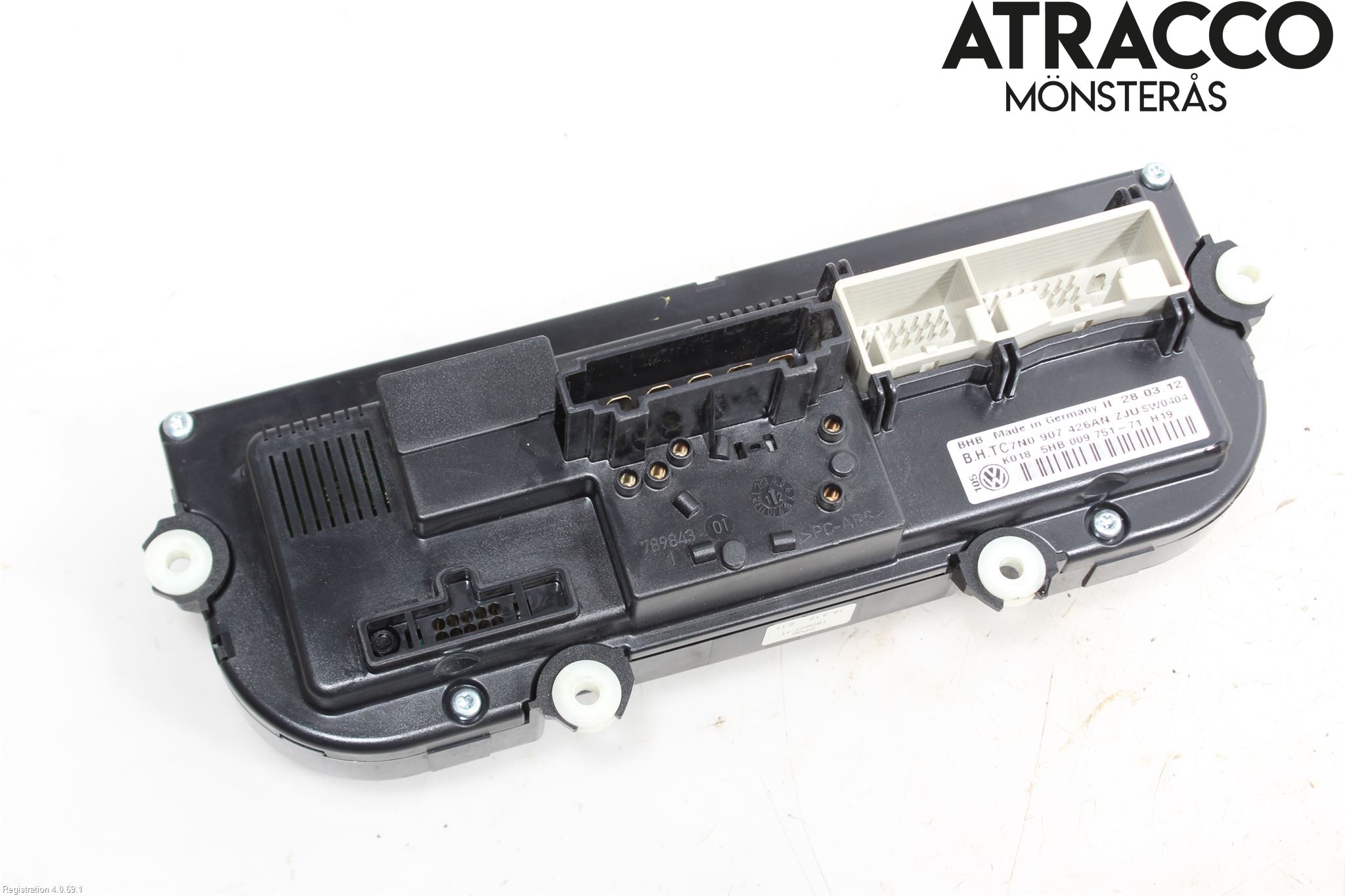 Volkswagen VW CADDY 11-15 Varme Ac Betjening-Display