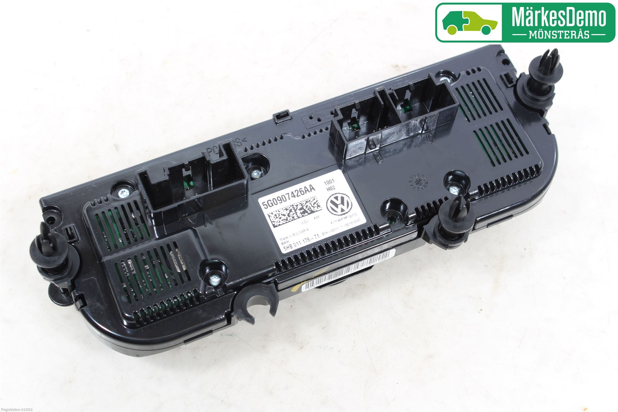 Volkswagen VW GOLF / E-GOLF VII 13-20 Varme Ac Betjening-Display