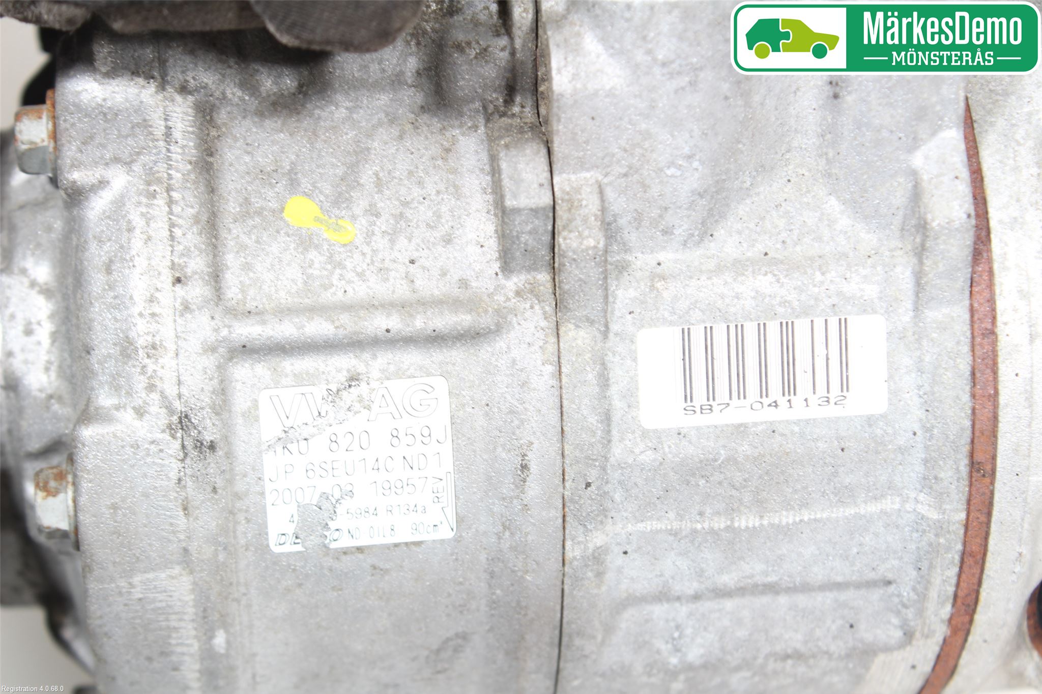 Volkswagen VW GOLF V 04-09 Varme Ac Kompressor