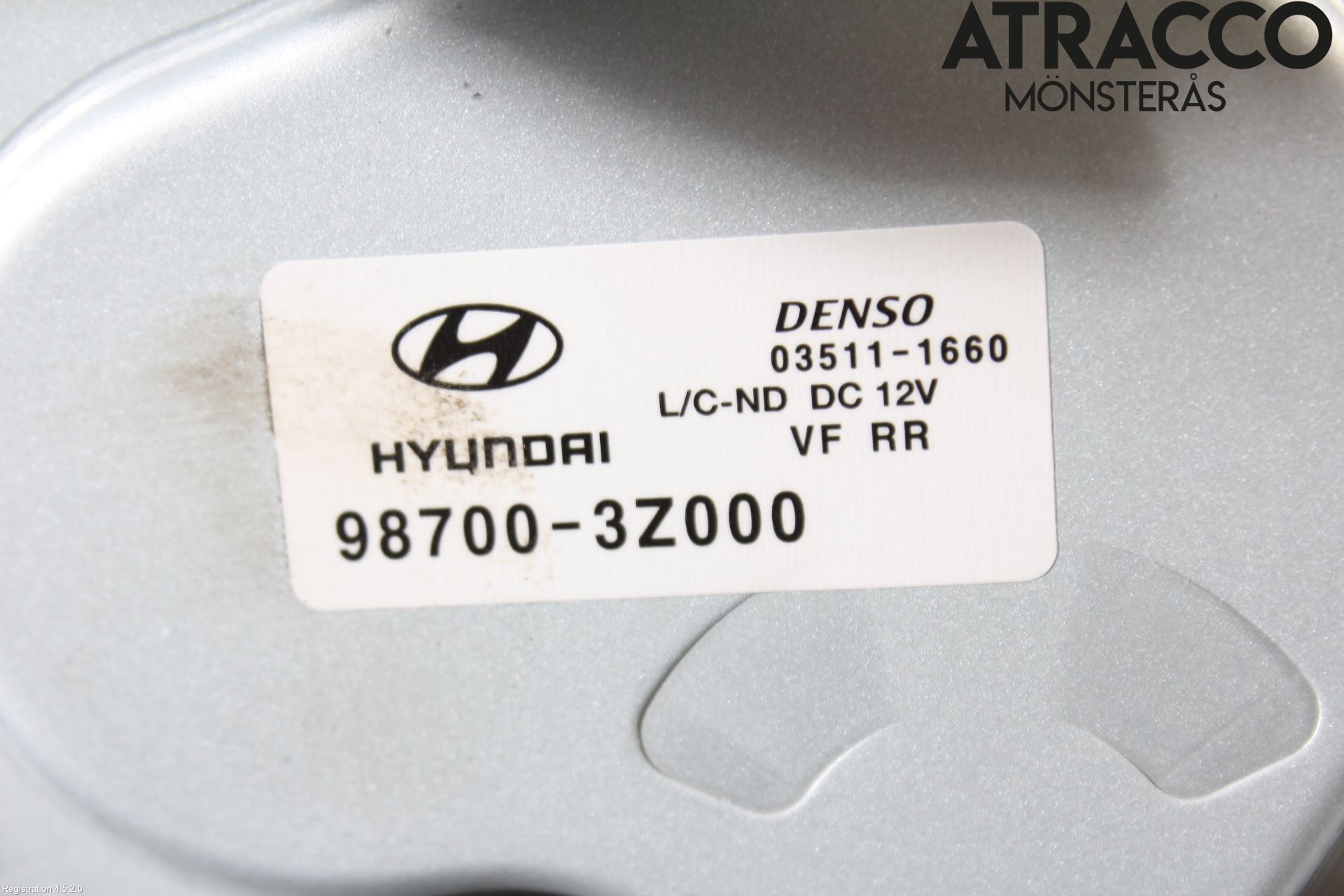 Hyundai i40 08-15 Viskermotor Bakluke