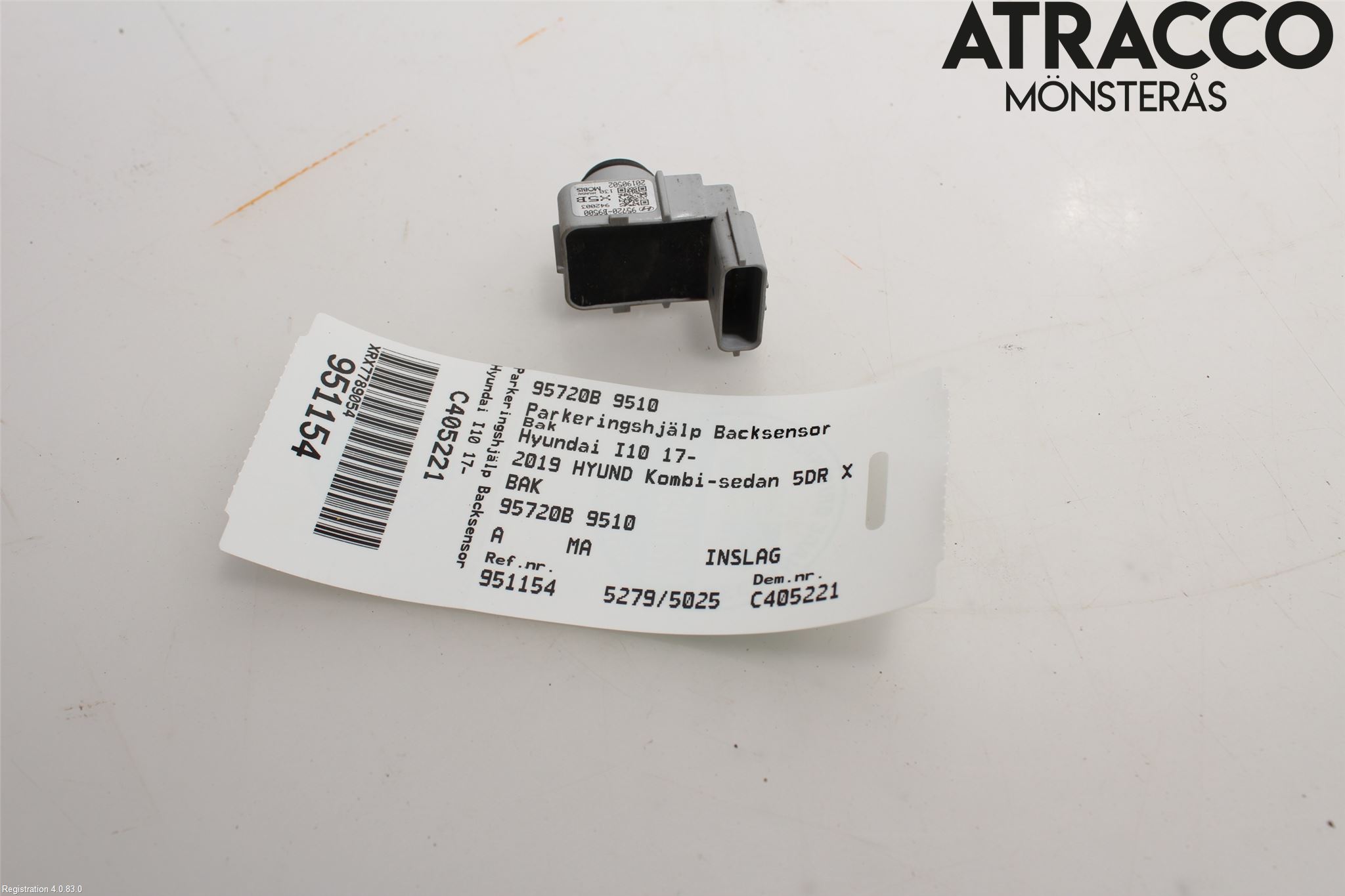 Hyundai i10 BA 17-20 Sensor Ryggesensor