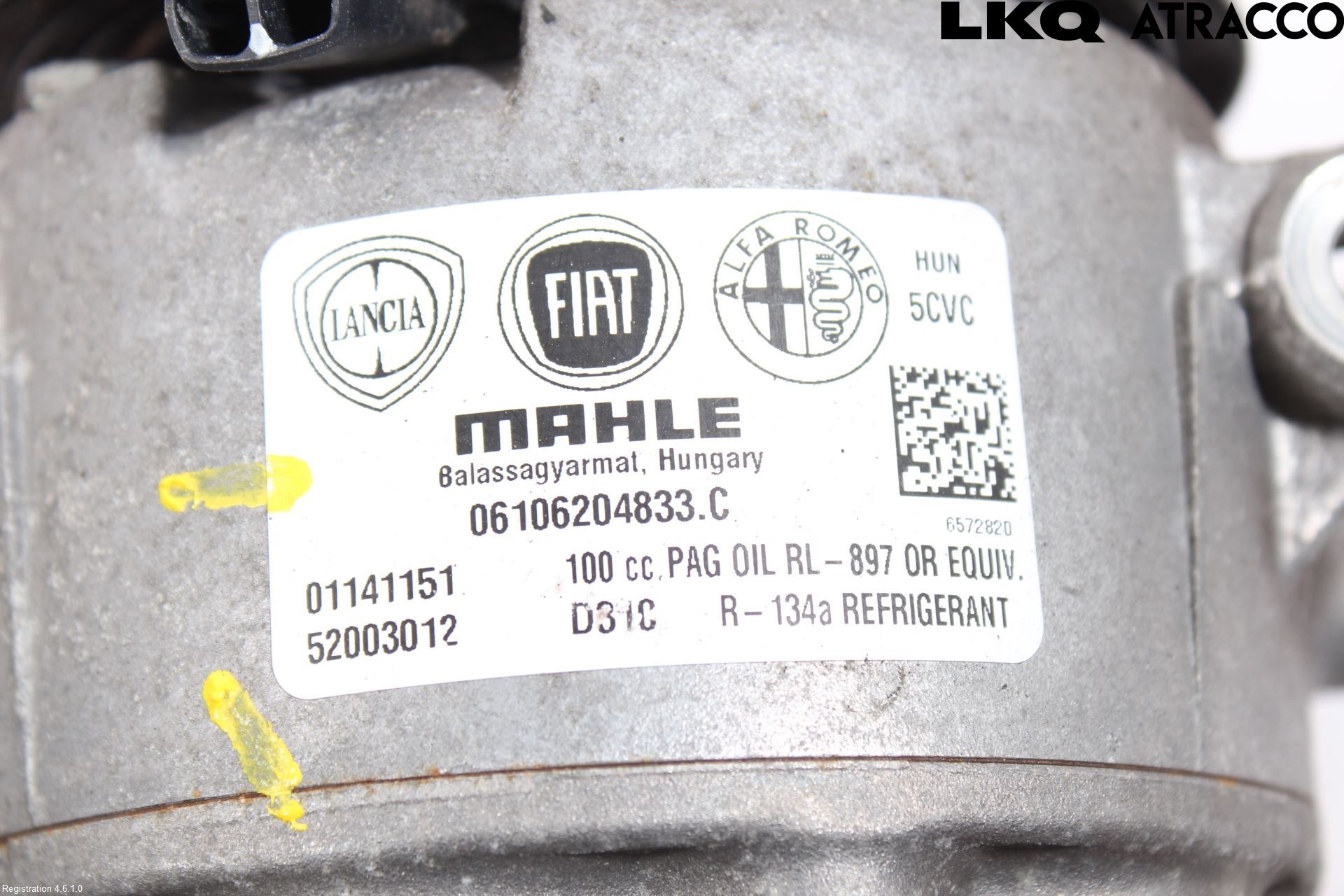 Fiat 500L 13-19 Varme Ac Kompressor