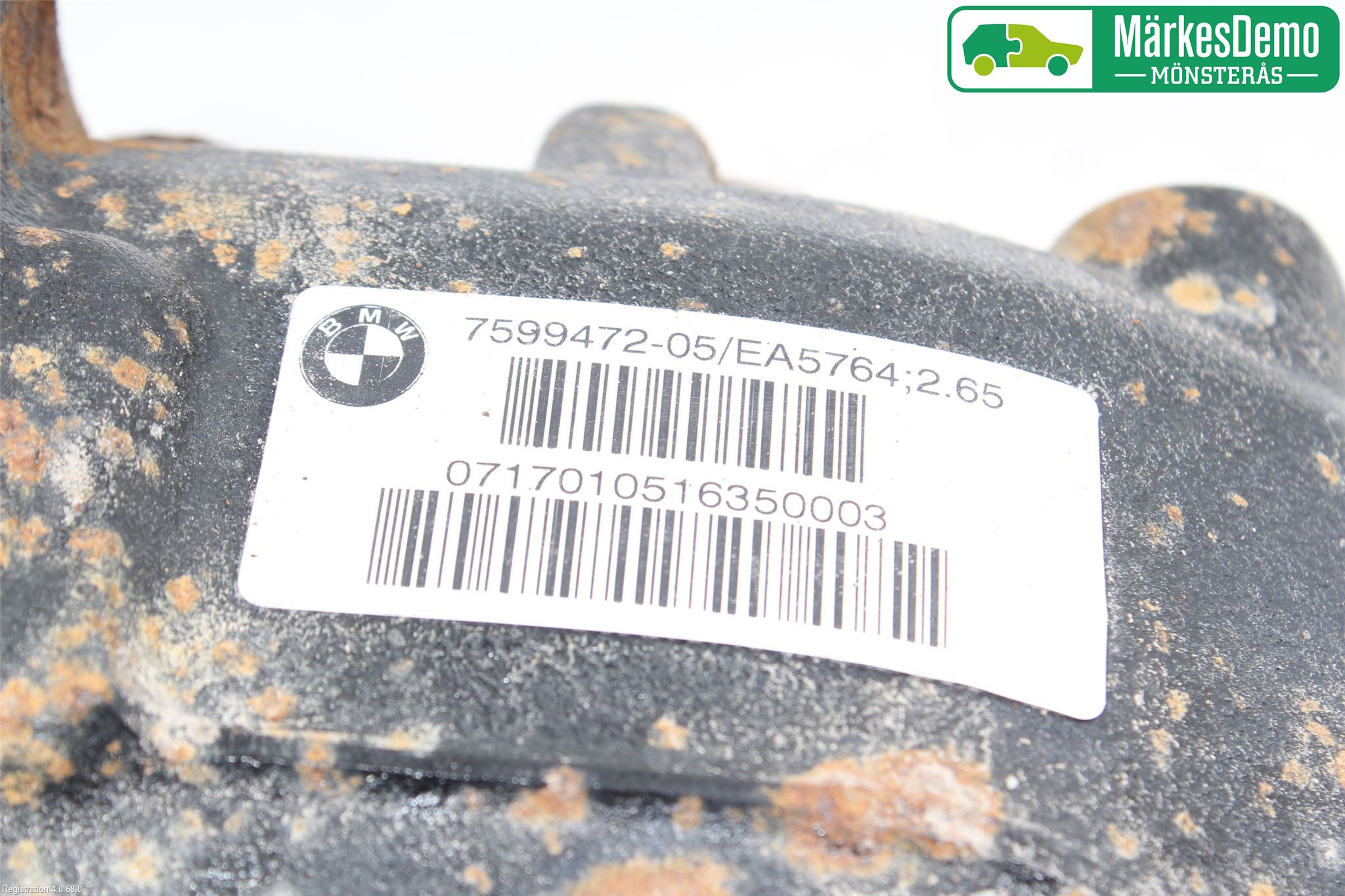 BMW 1 F20/F21 11-19 Bakaksel Kardang Bak -Diff