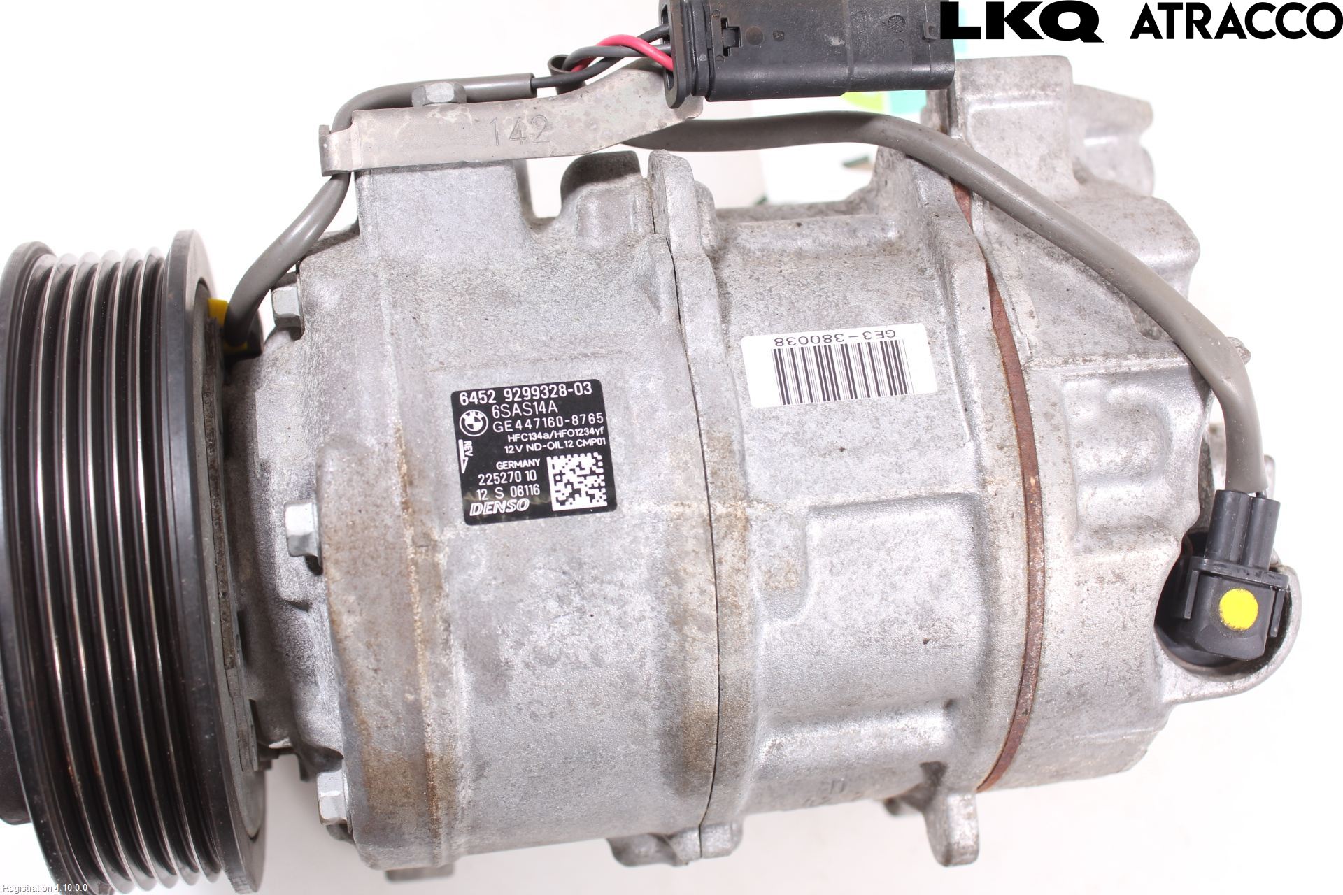 BMW 4 F32/F33/F82/F83 13-20 Varme Ac Kompressor