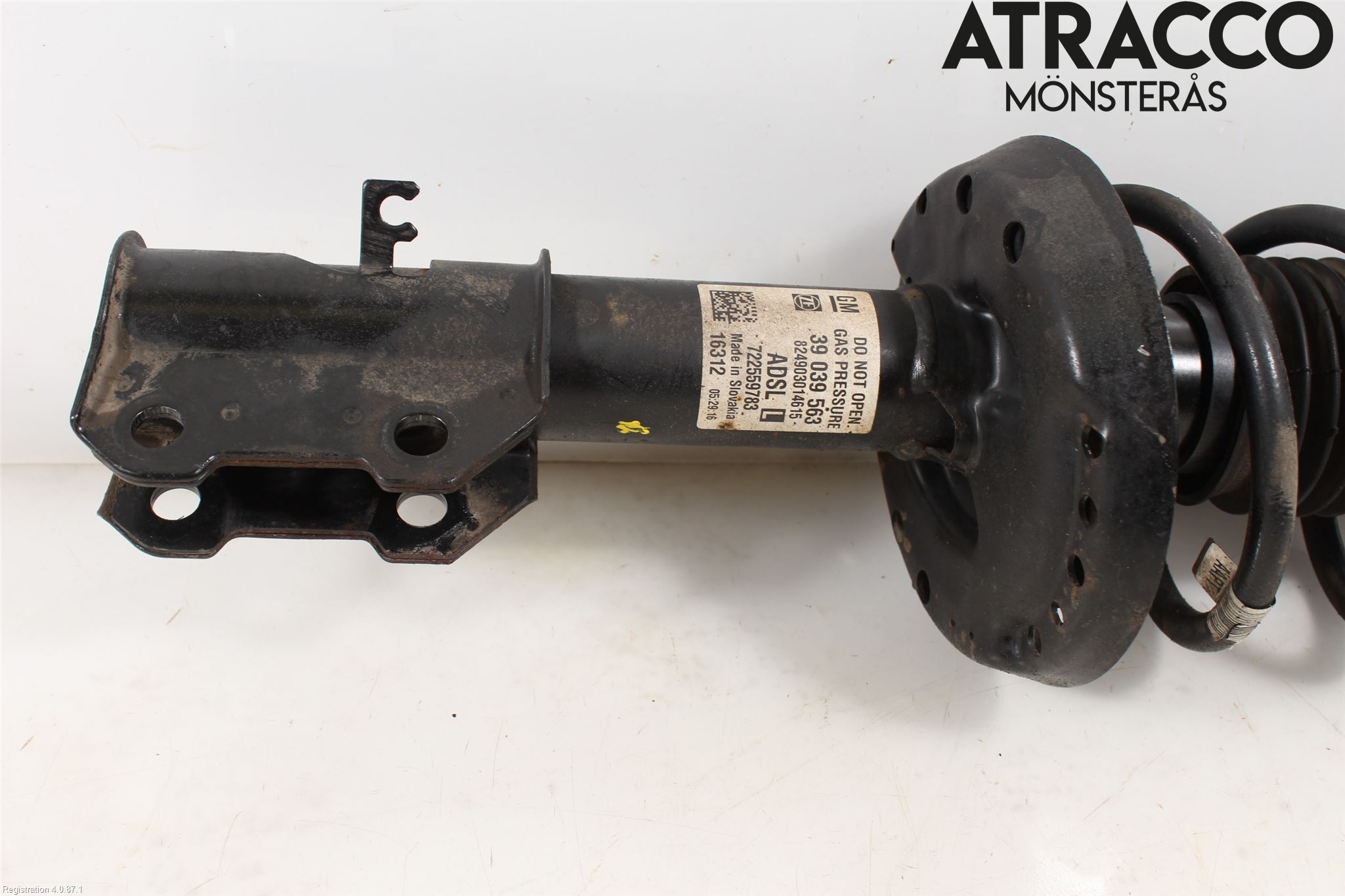 Opel ASTRA K 16-22 Fjærbein Foran Venstre