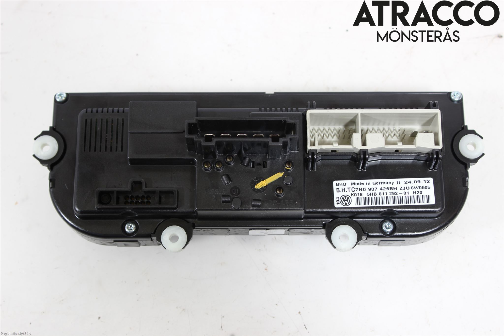 Volkswagen VW GOLF VI 09-13 Varme Ac Betjening-Display