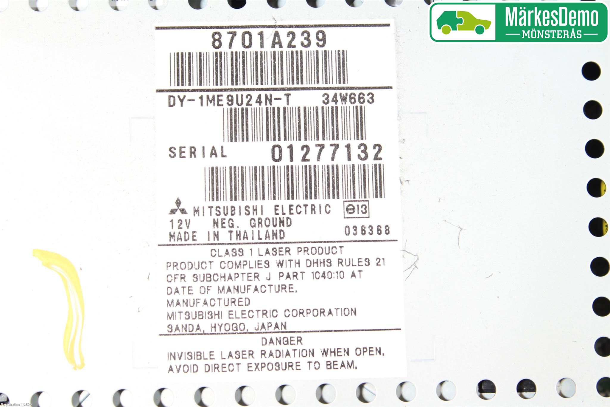 Mitsubishi COLT 09-13 Stereo Radio
