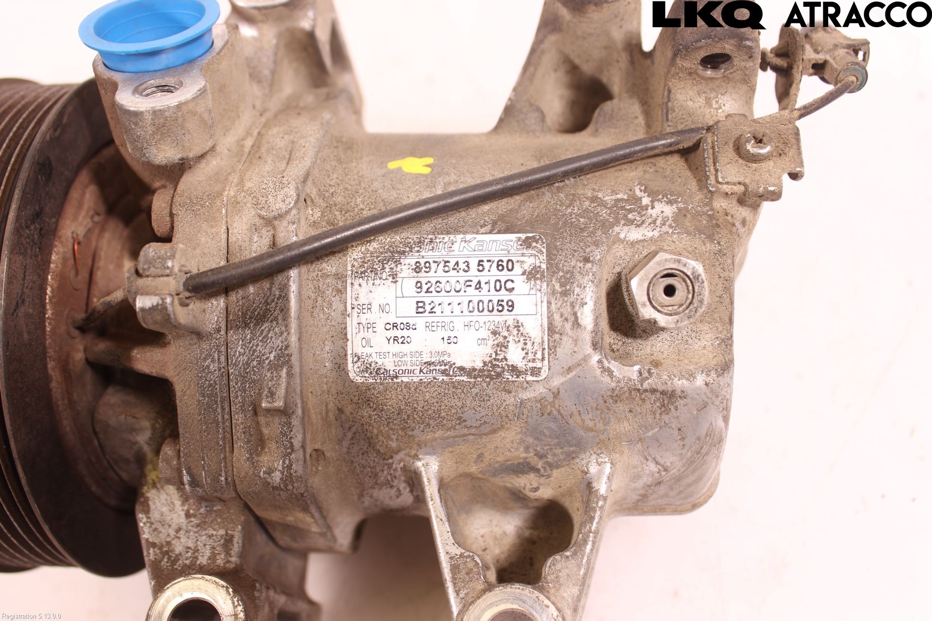 Isuzu D-MAX Varme Ac Kompressor