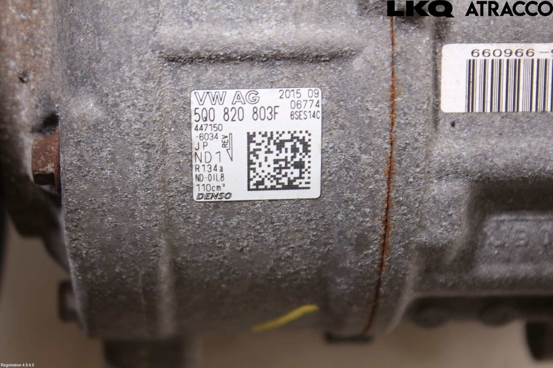Audi A3/S3 8V 13-20 Varme Ac Kompressor