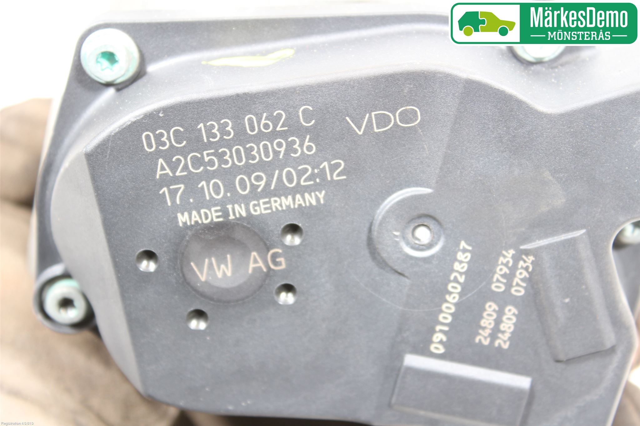 Volkswagen VW GOLF PLUS/CROSS GOLF 04-14 Inns Spjeldhus