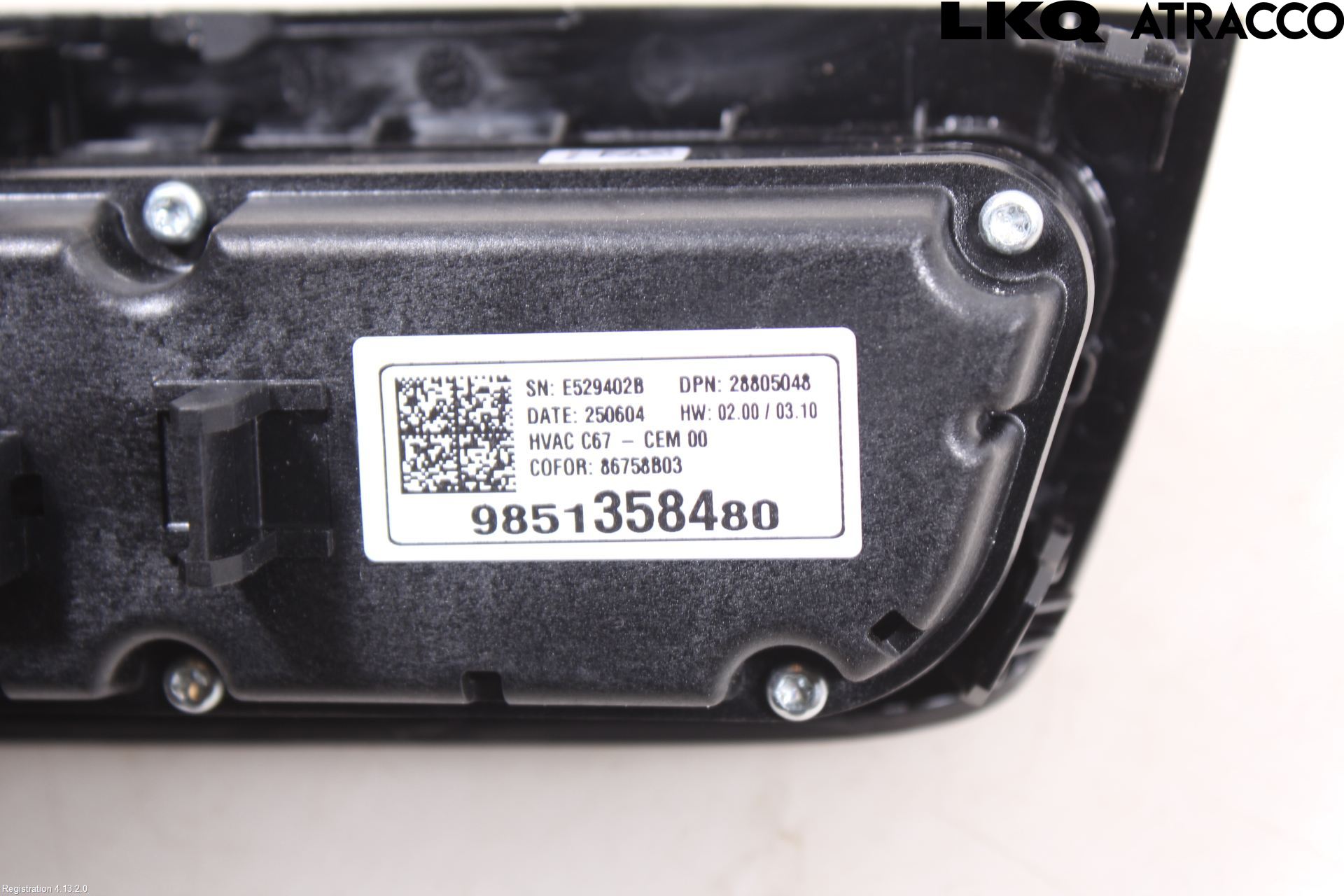 Opel CORSA F, CORSA-E 20- Varme Ac Betjening-Display