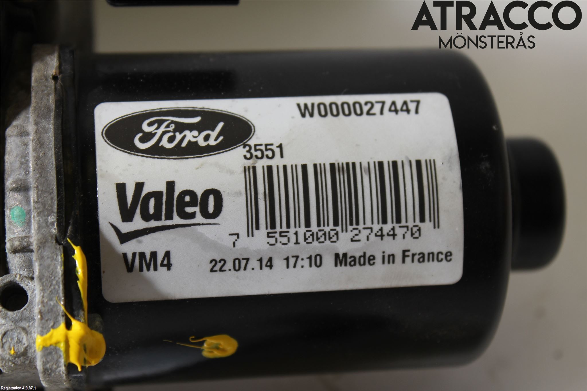 Ford KUGA 13-16 Viskermotor Frontrute