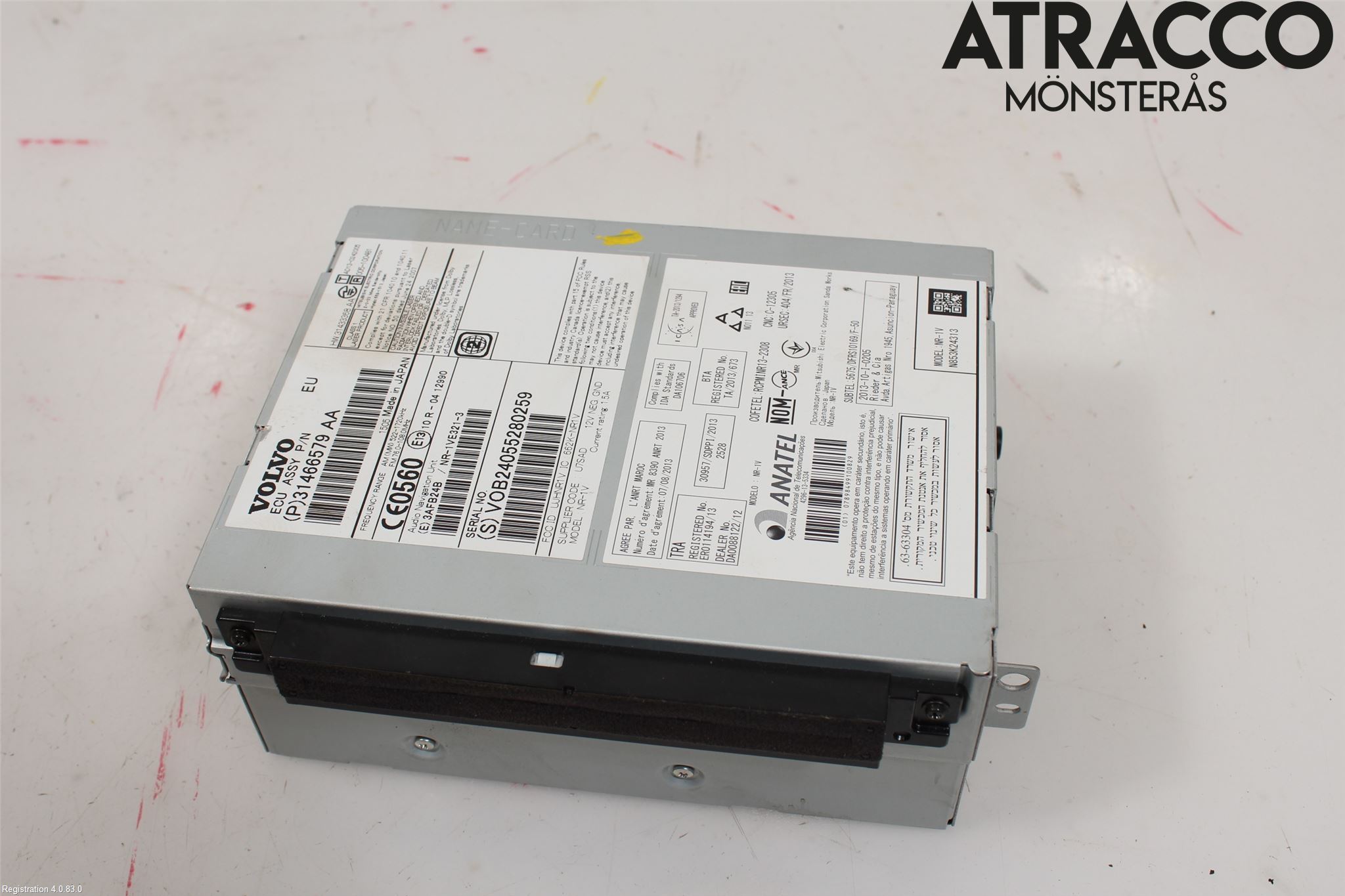 Volvo V70 14-16 Stereo Radio