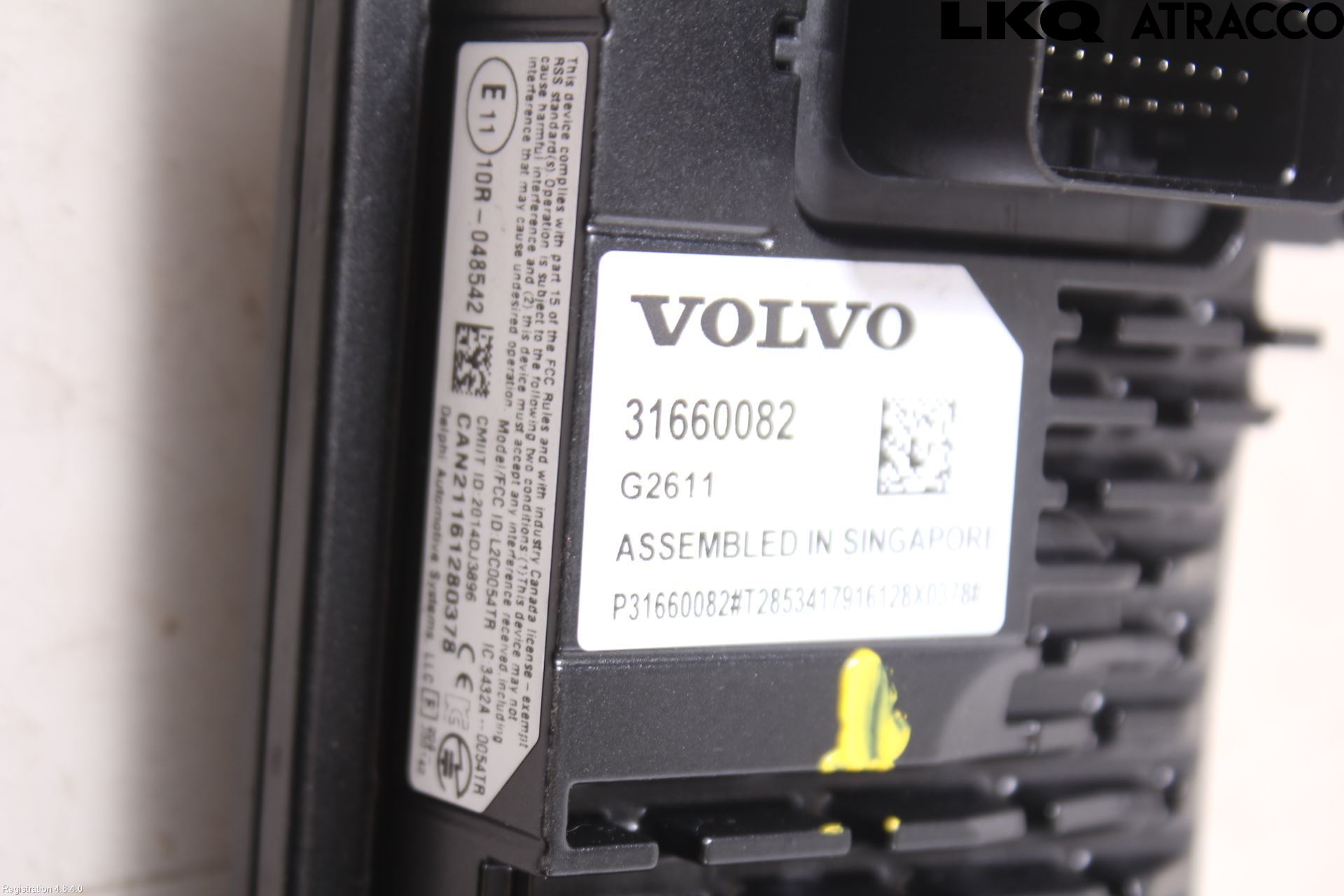 Volvo XC90/RECHARGE 16- Sensor Kollisjonsbeskyttelse