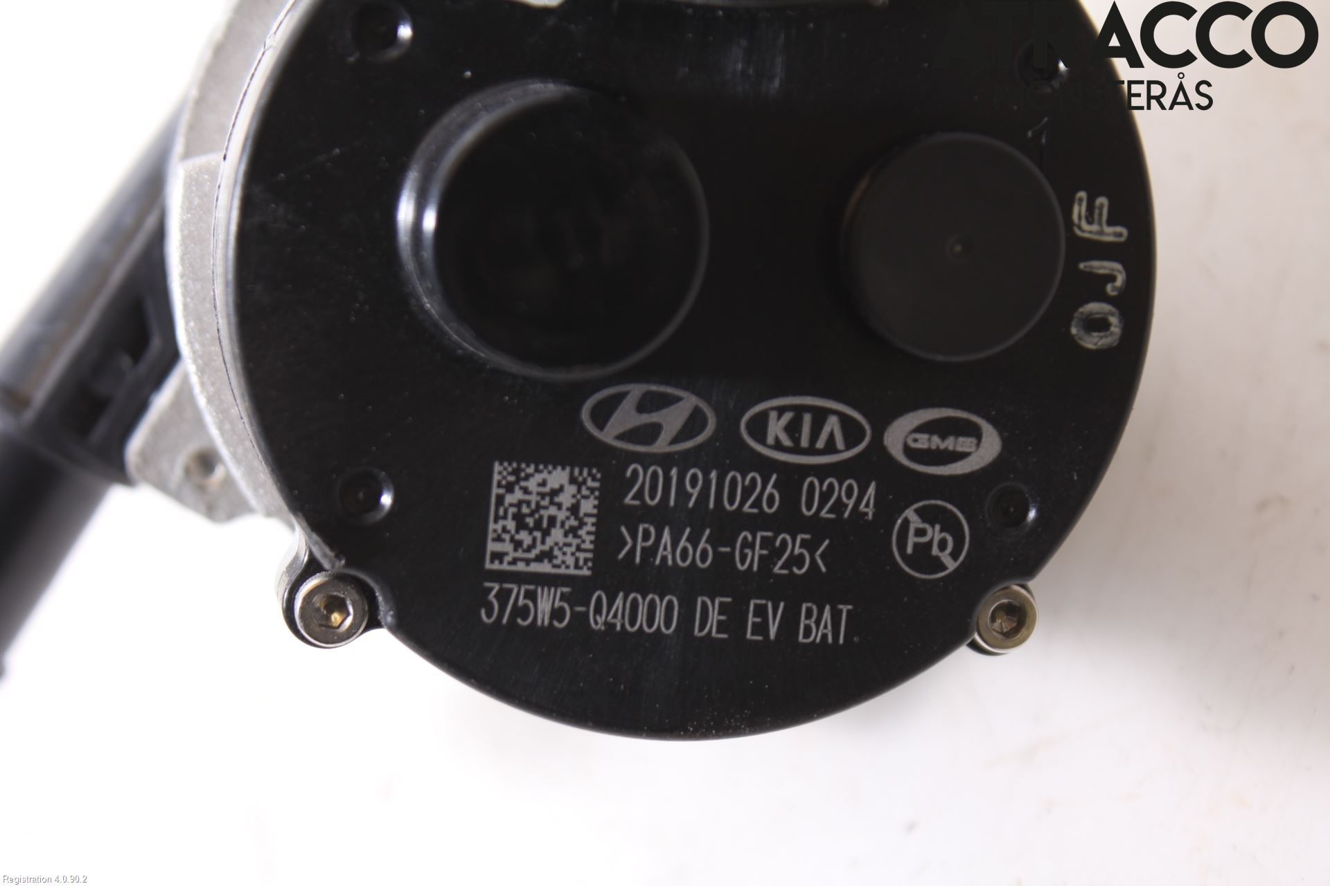Kia NIRO (DE) 17-22 Varme Sirkulasjonspumpe