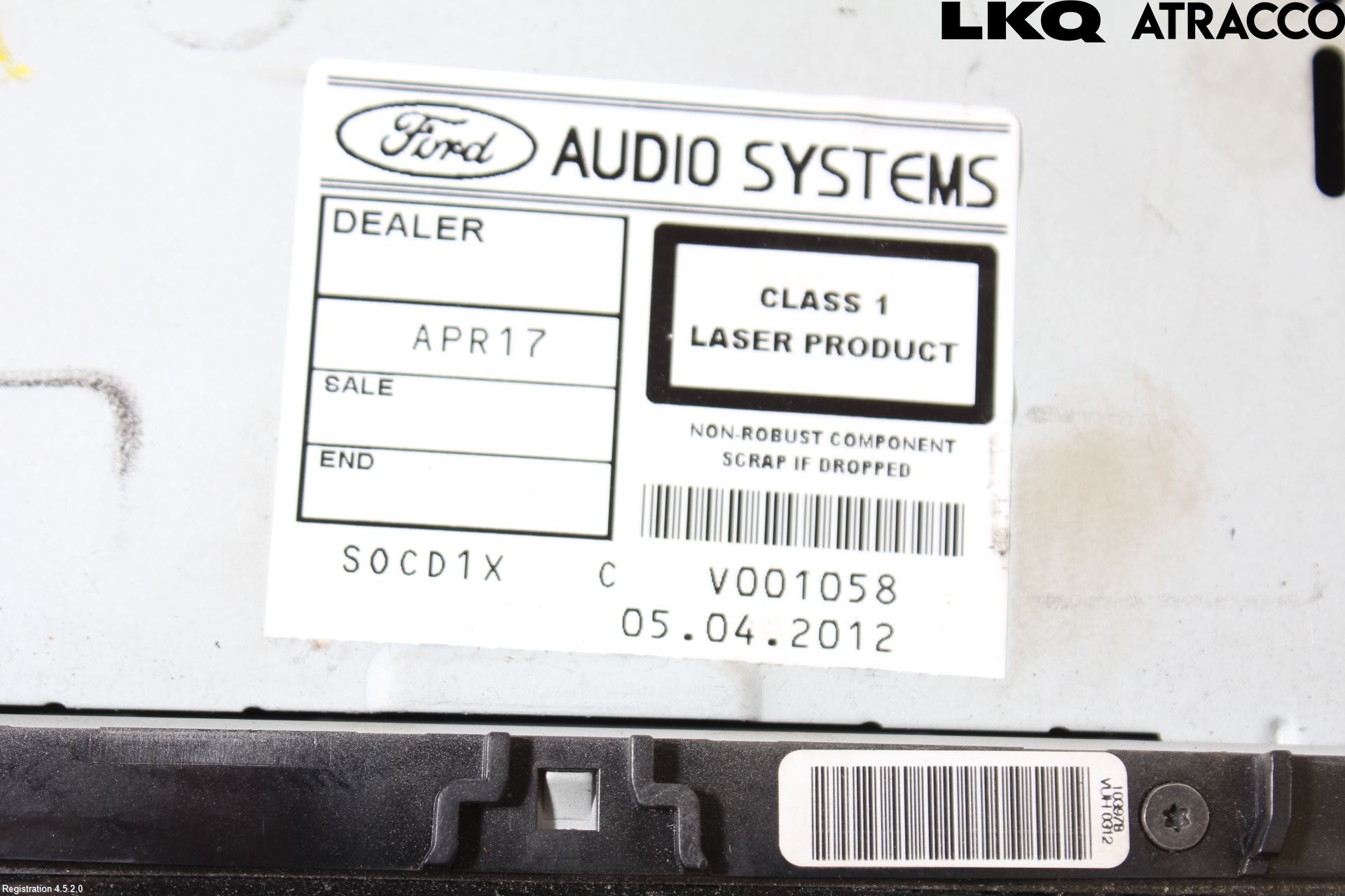 Ford S-MAX 06-15 Stereo Radio Med Cd
