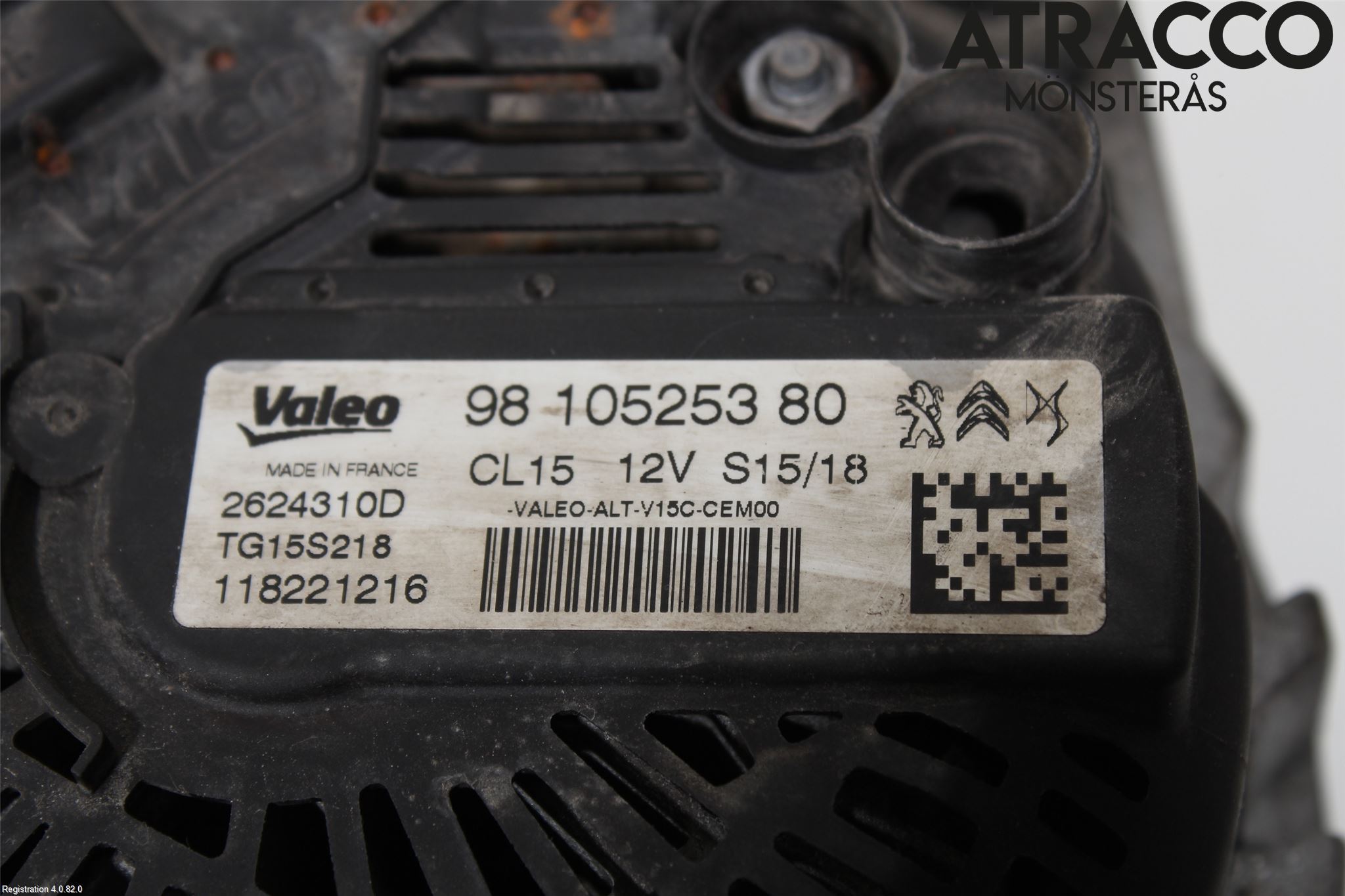 Citroen C4 CACTUS 14-20 Dynamo