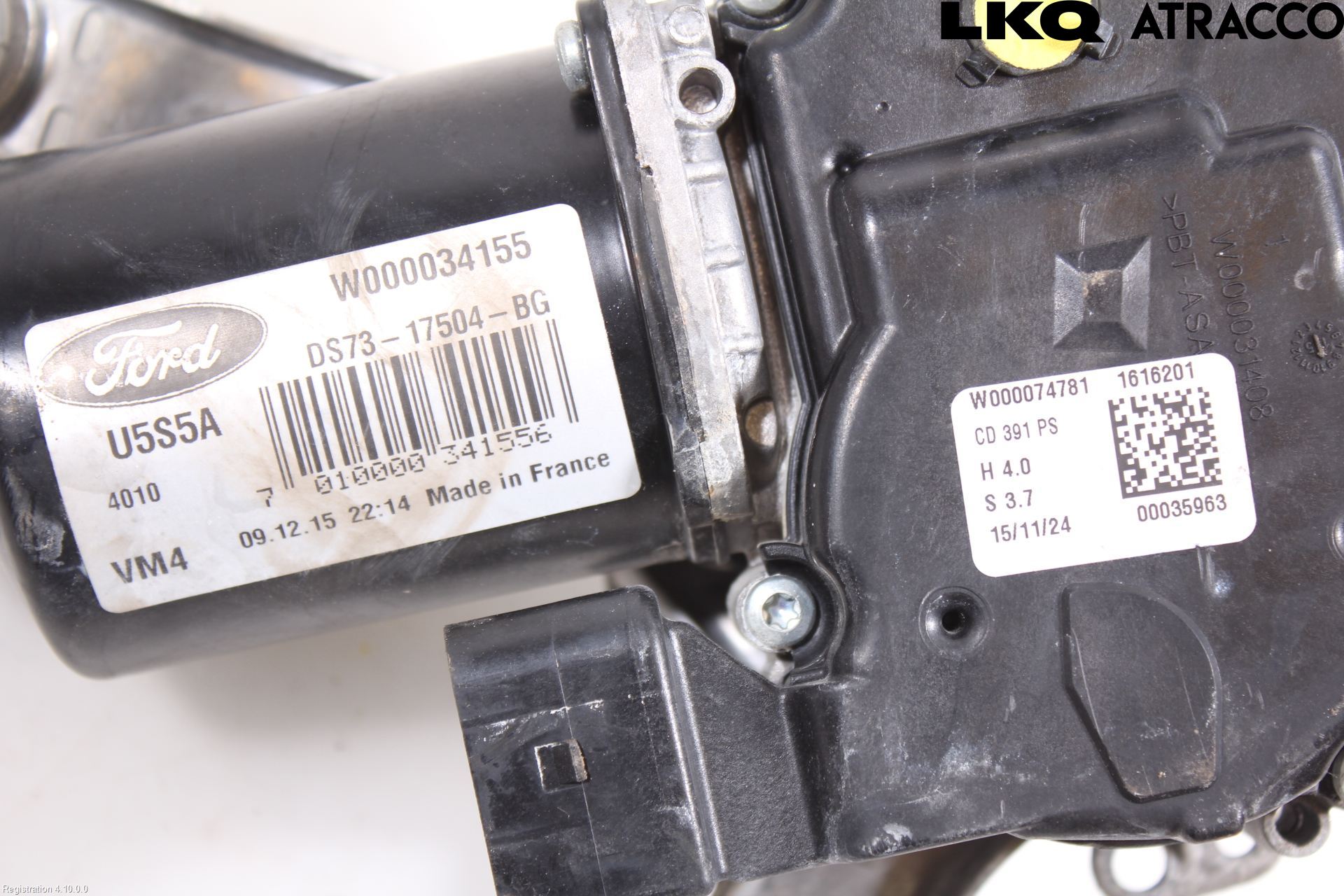 Ford MONDEO 15-22 Viskermotor Frontrute