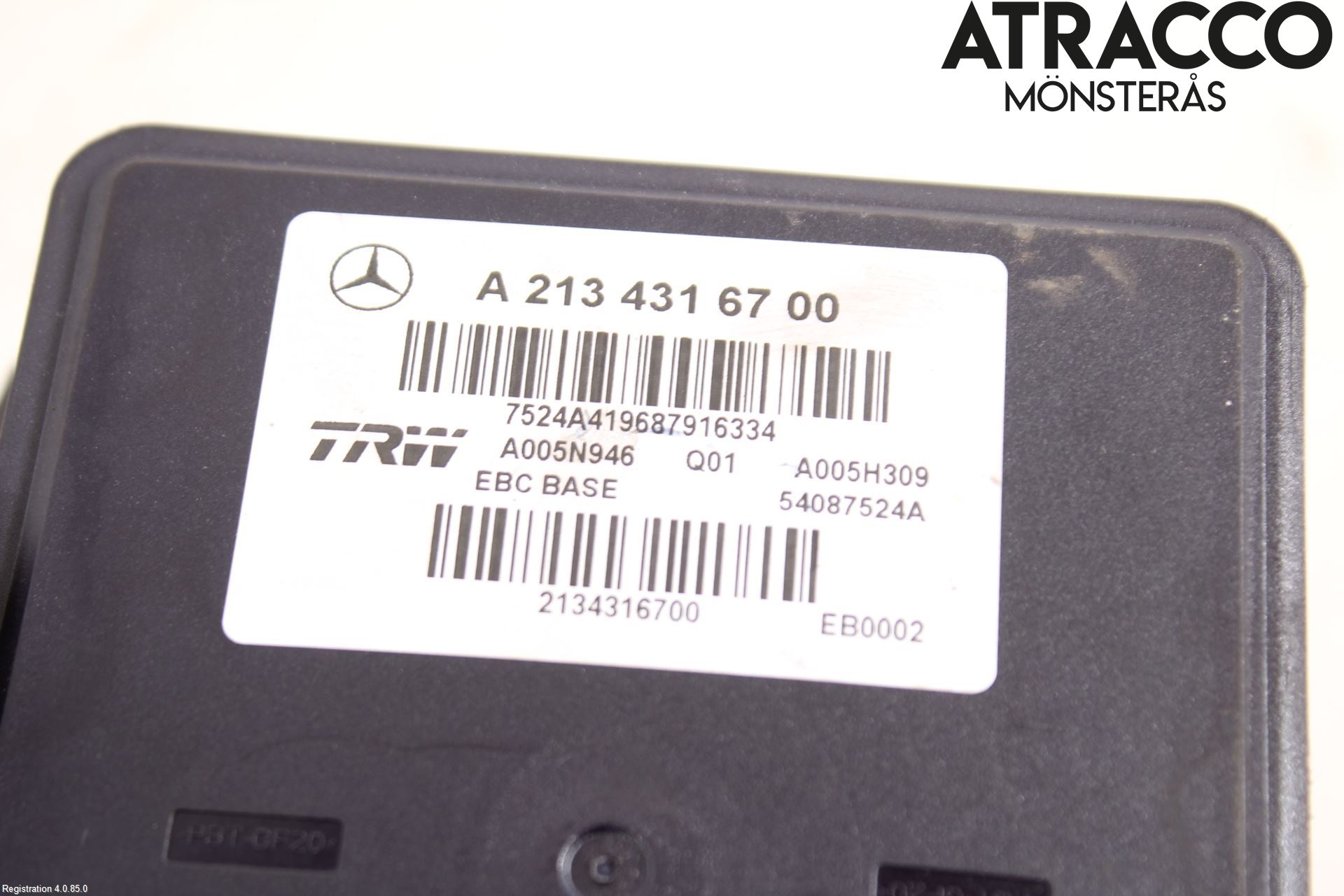 Mercedes-Benz MB E-KLASS (W213) 16-23 Abs Hydraulikkaggregat