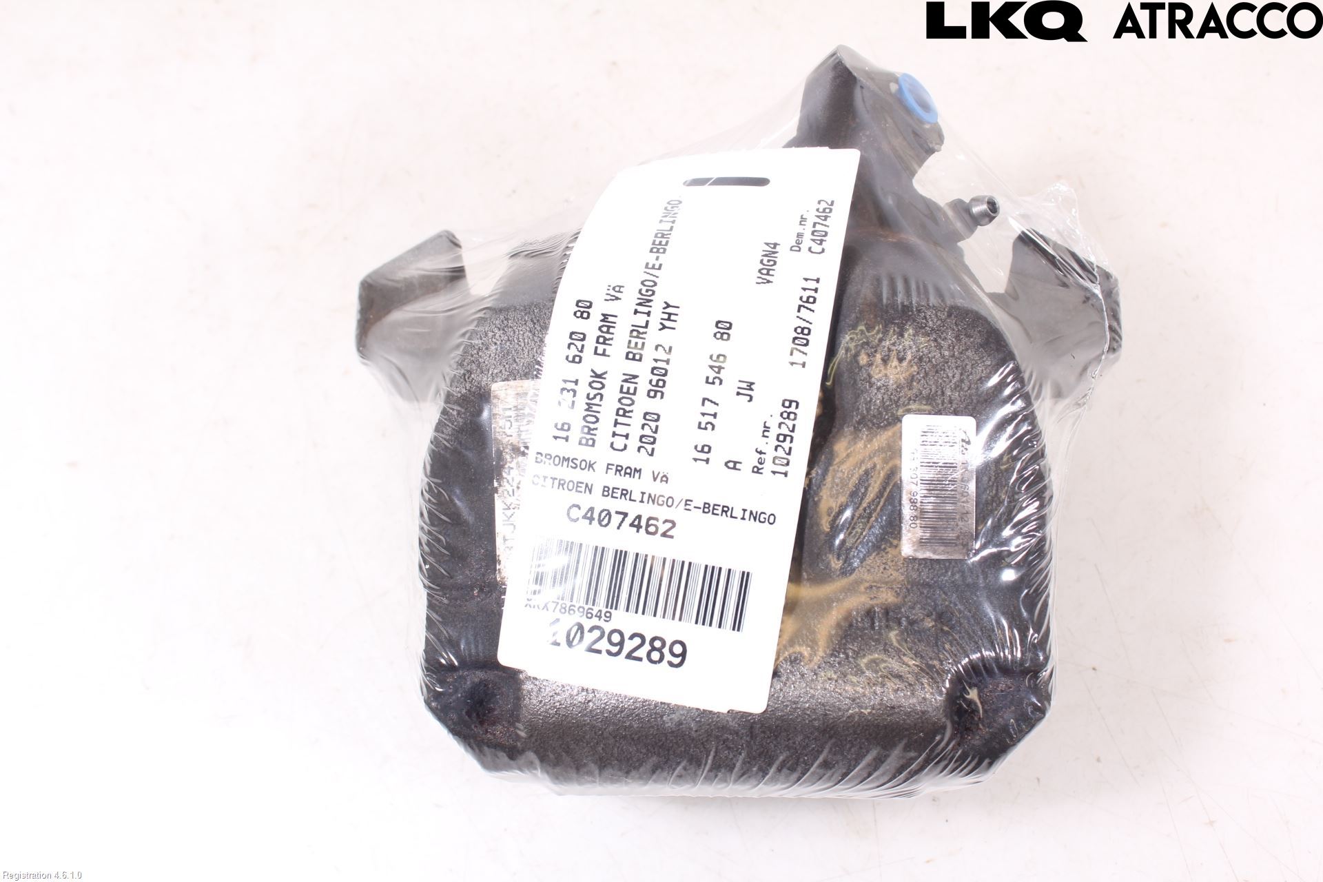 Citroen BERLINGO/E-BERLINGO 19- Bremsecaliper Foran Venstre