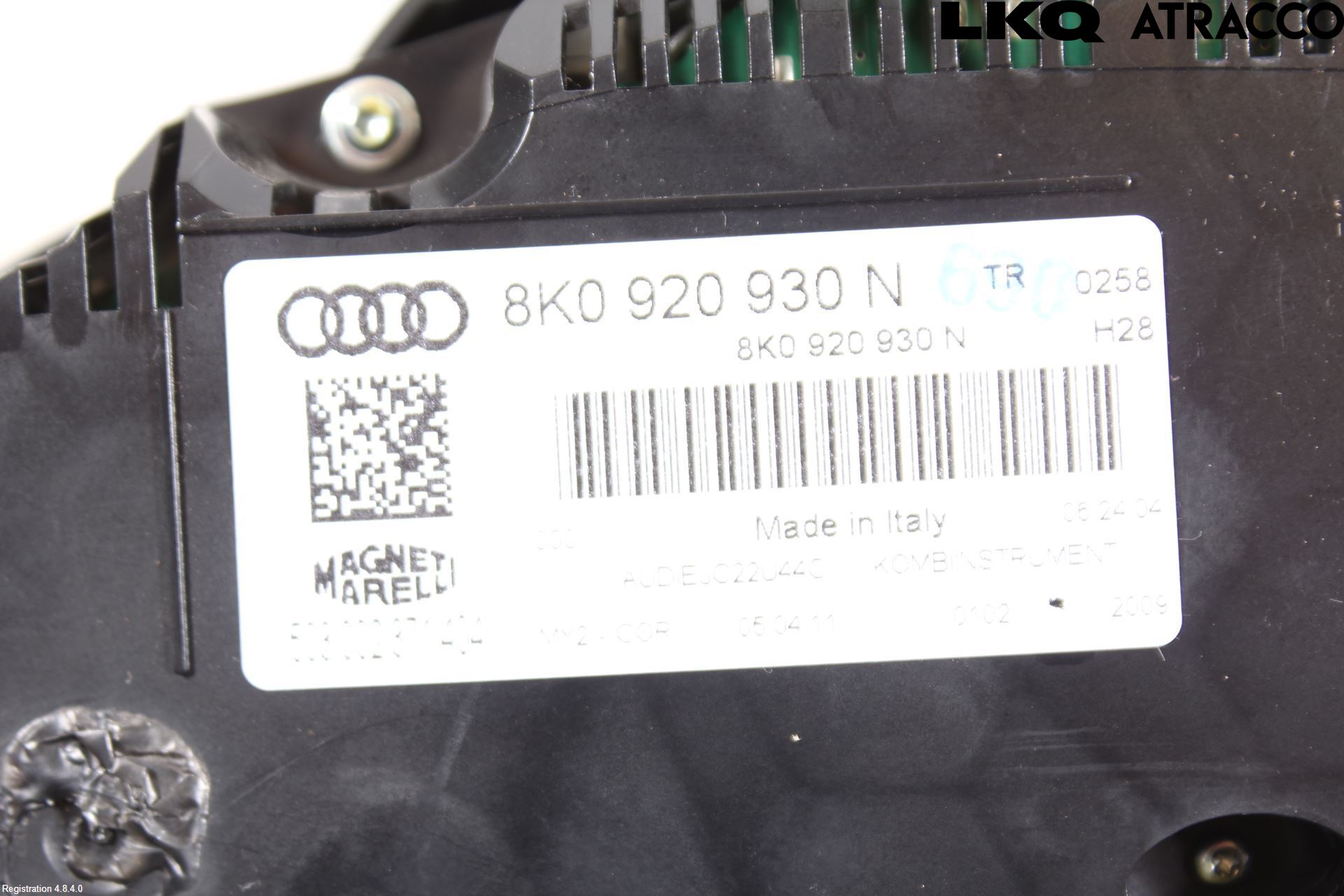 Audi A4/S4 08-11 Instr Kombinert