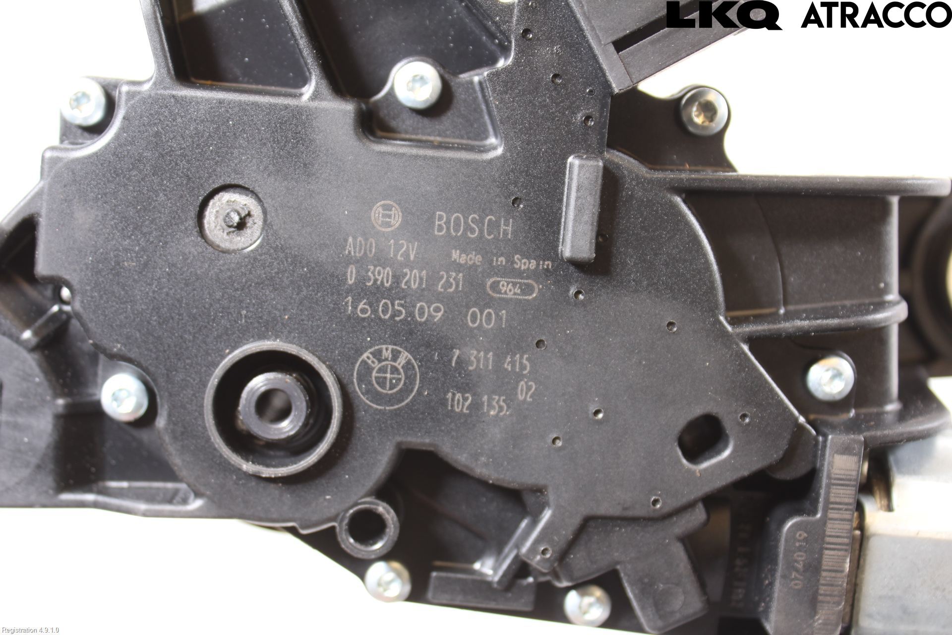 BMW 3 F30/F31/F80 12-19 Viskermotor Bakluke