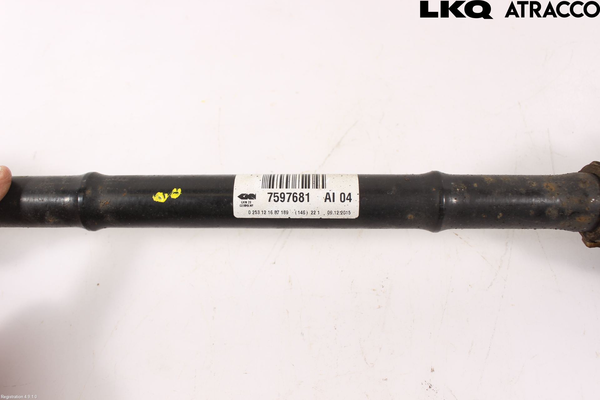 BMW 4 F32/F33/F82/F83 13-20 Drivaksel Bak Kompl Venstre
