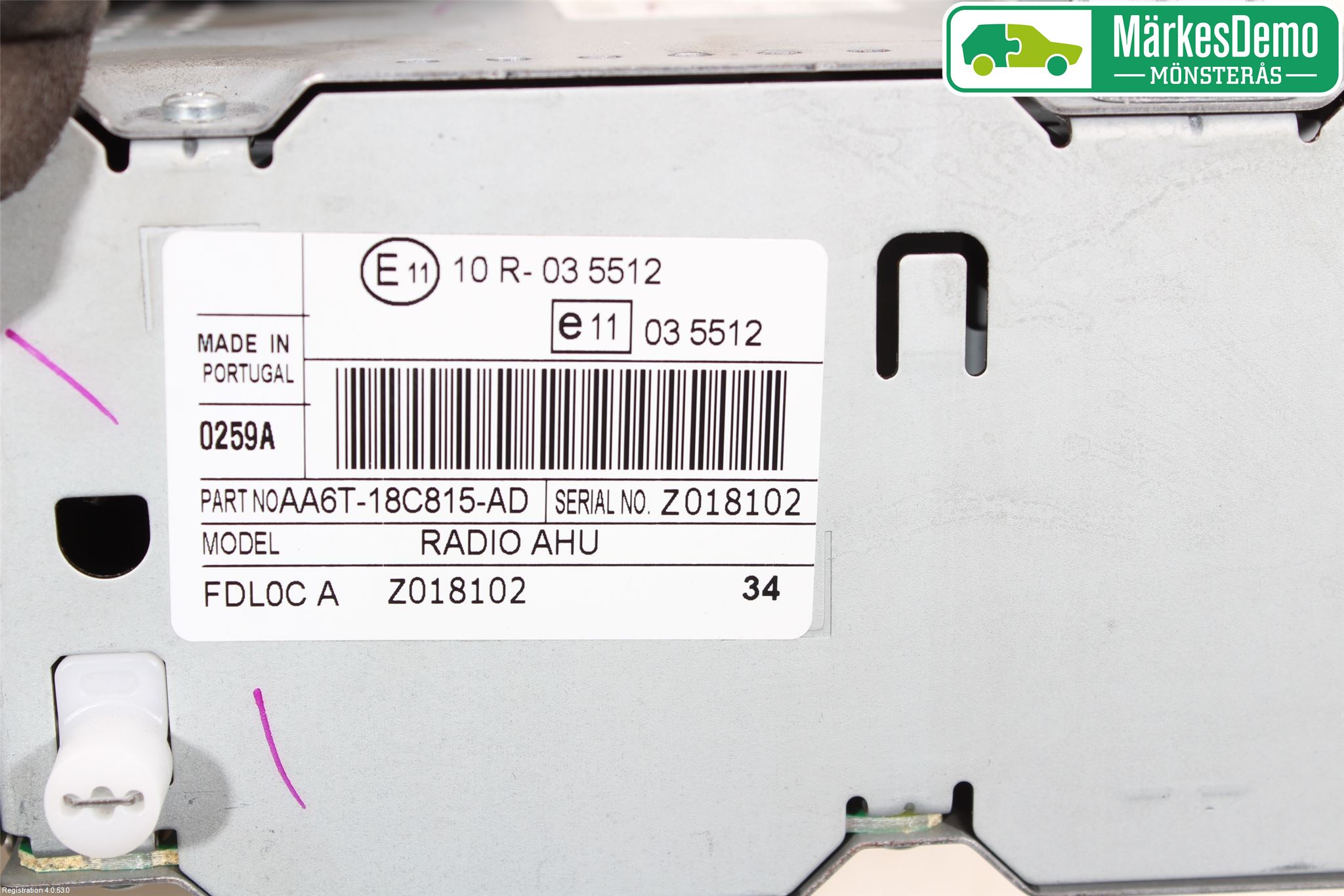 Ford FIESTA 09-12 Stereo Radio
