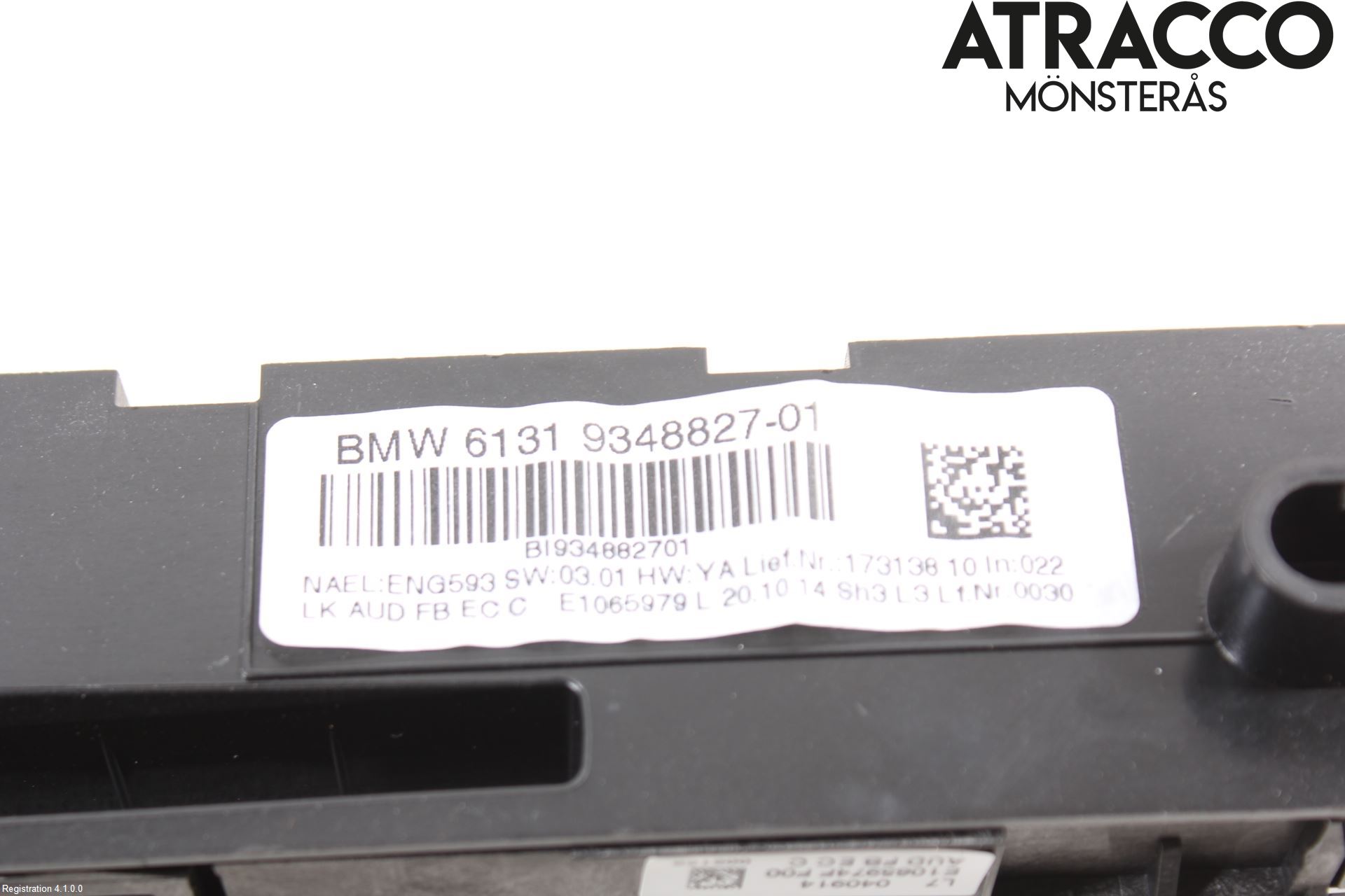 BMW 3 F30/F31/F80 12-19 Stereo Radio Med Cd