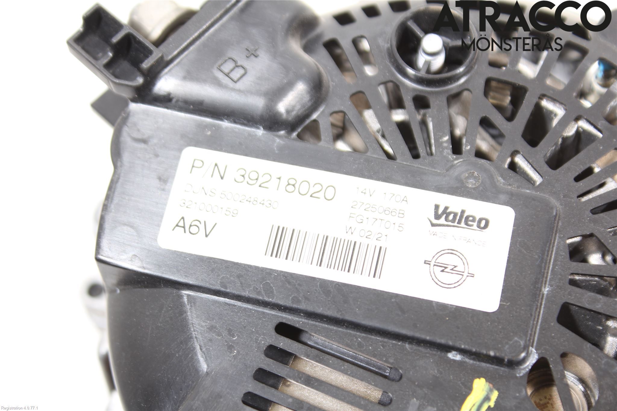 Opel ASTRA K 16-22 Dynamo