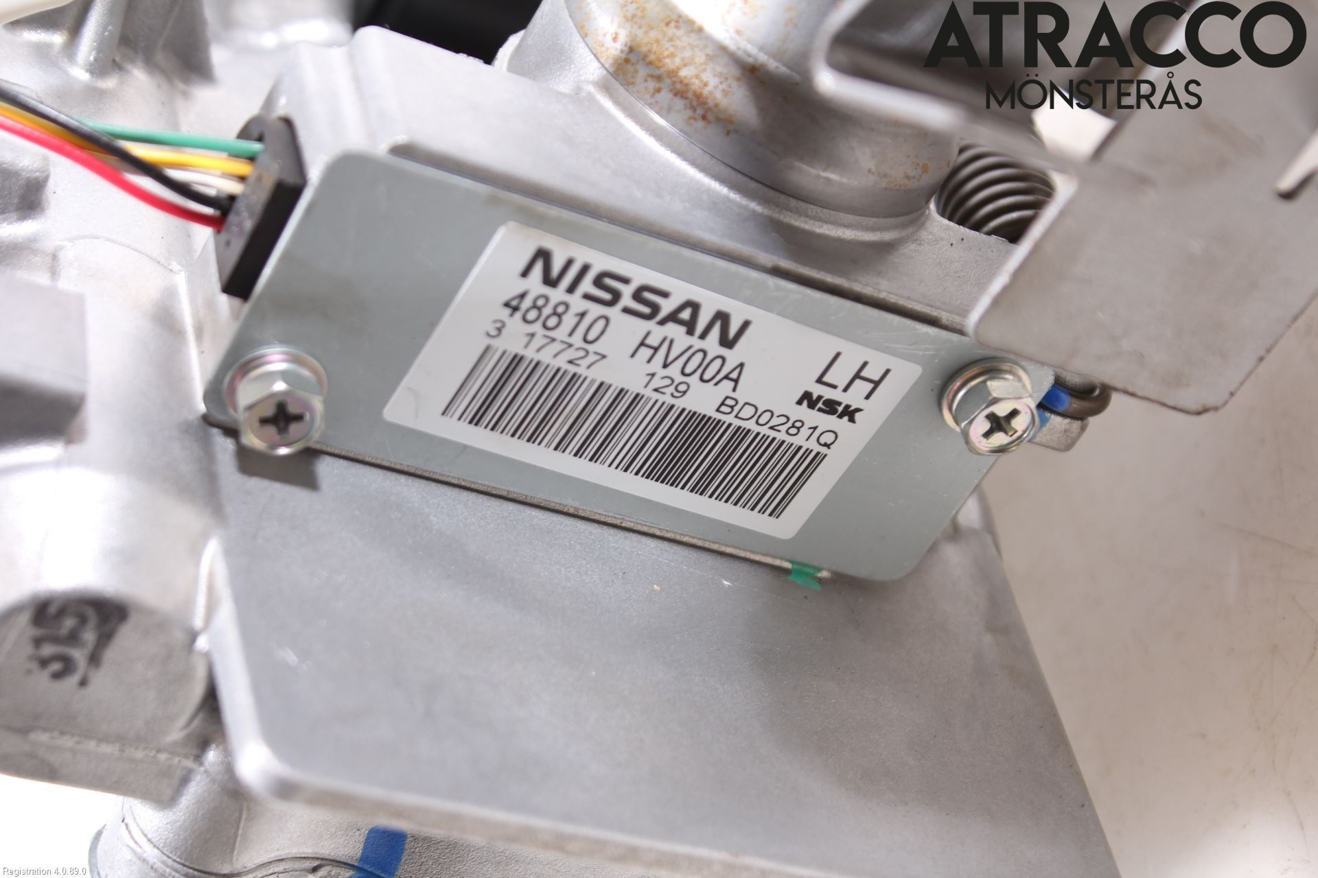 Nissan QASHQAI 17-21 Rattakselaggregat Innebygd Servo