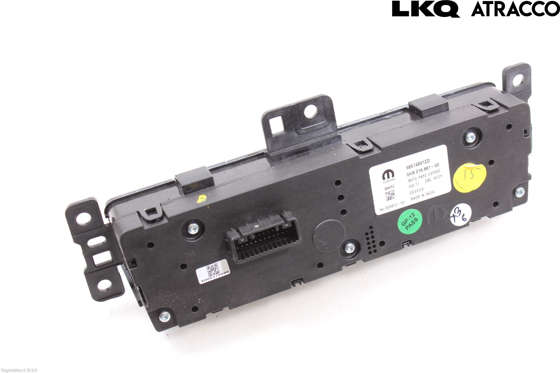 Citroen C3/E-C3 24- Varme Ac Betjening-Display