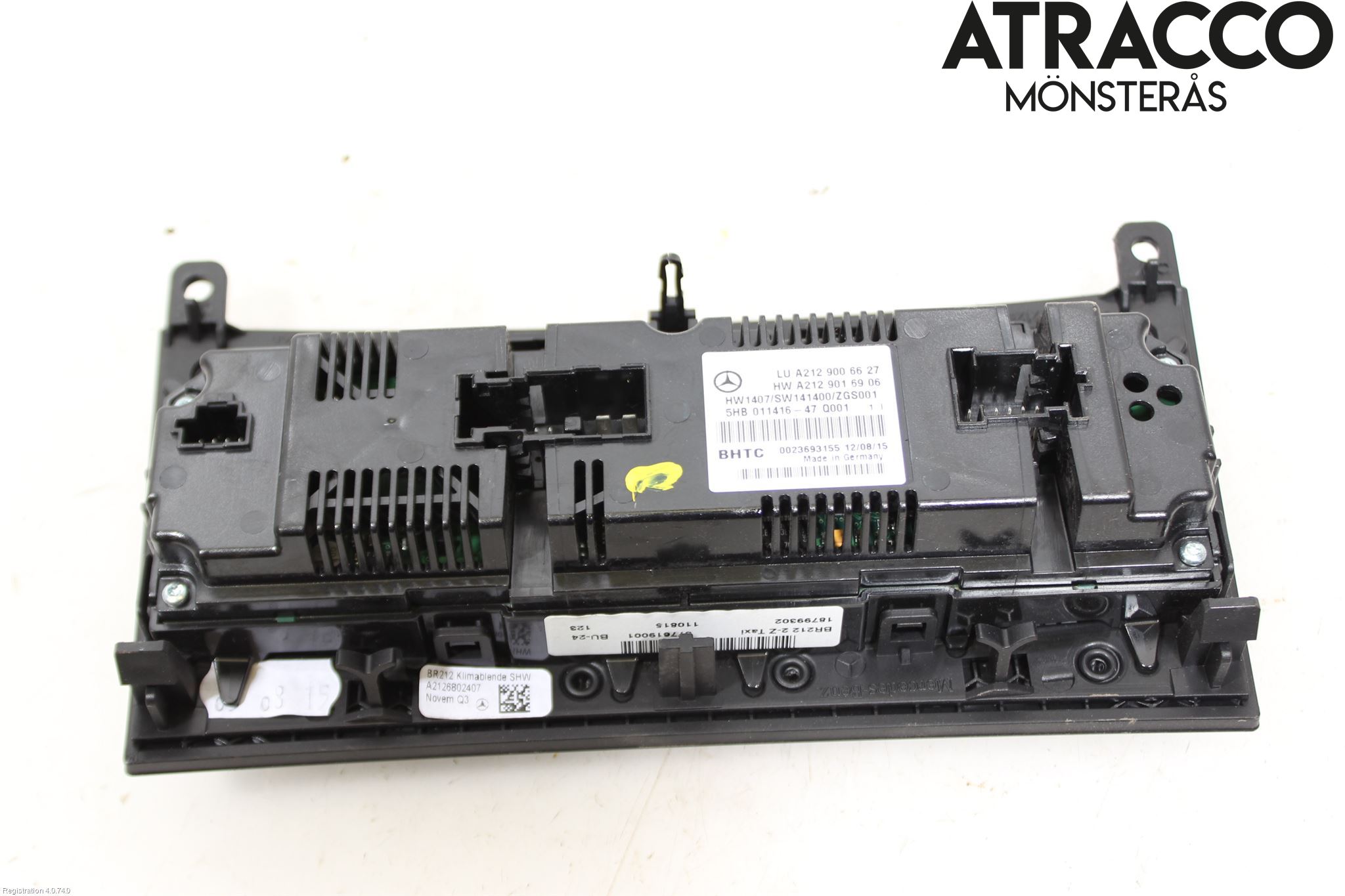 Mercedes-Benz MB E-KLASS (W212) 09-16 Varme Ac Betjening-Display