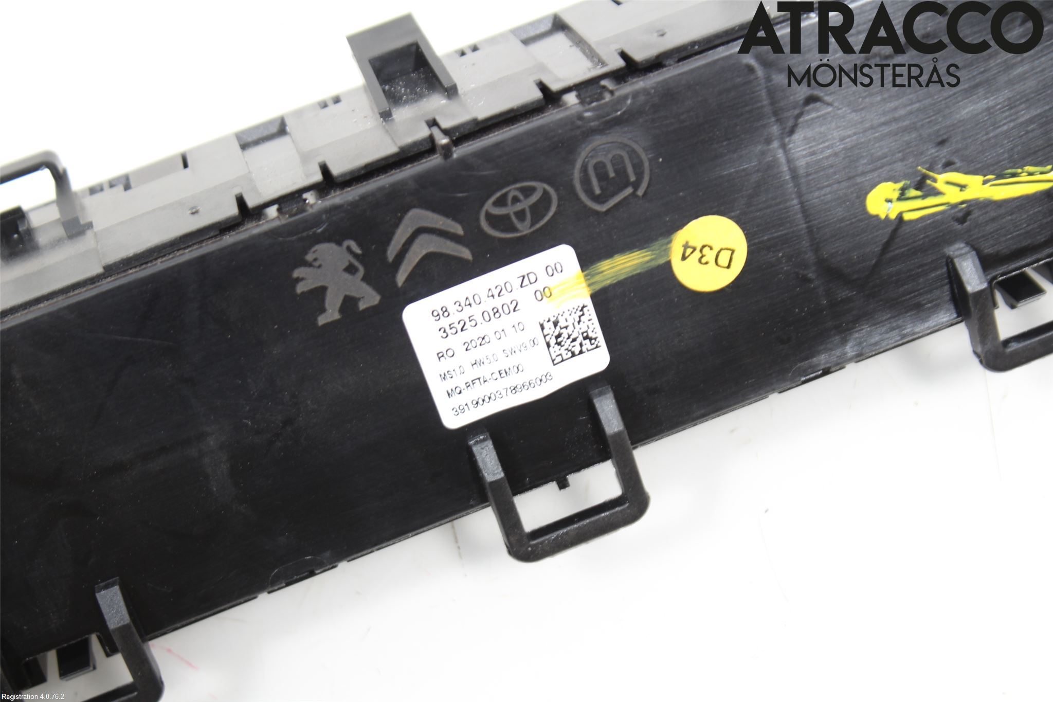 Peugeot EXPERT/E-EXPERT 17- Varme Ac Betjening-Display