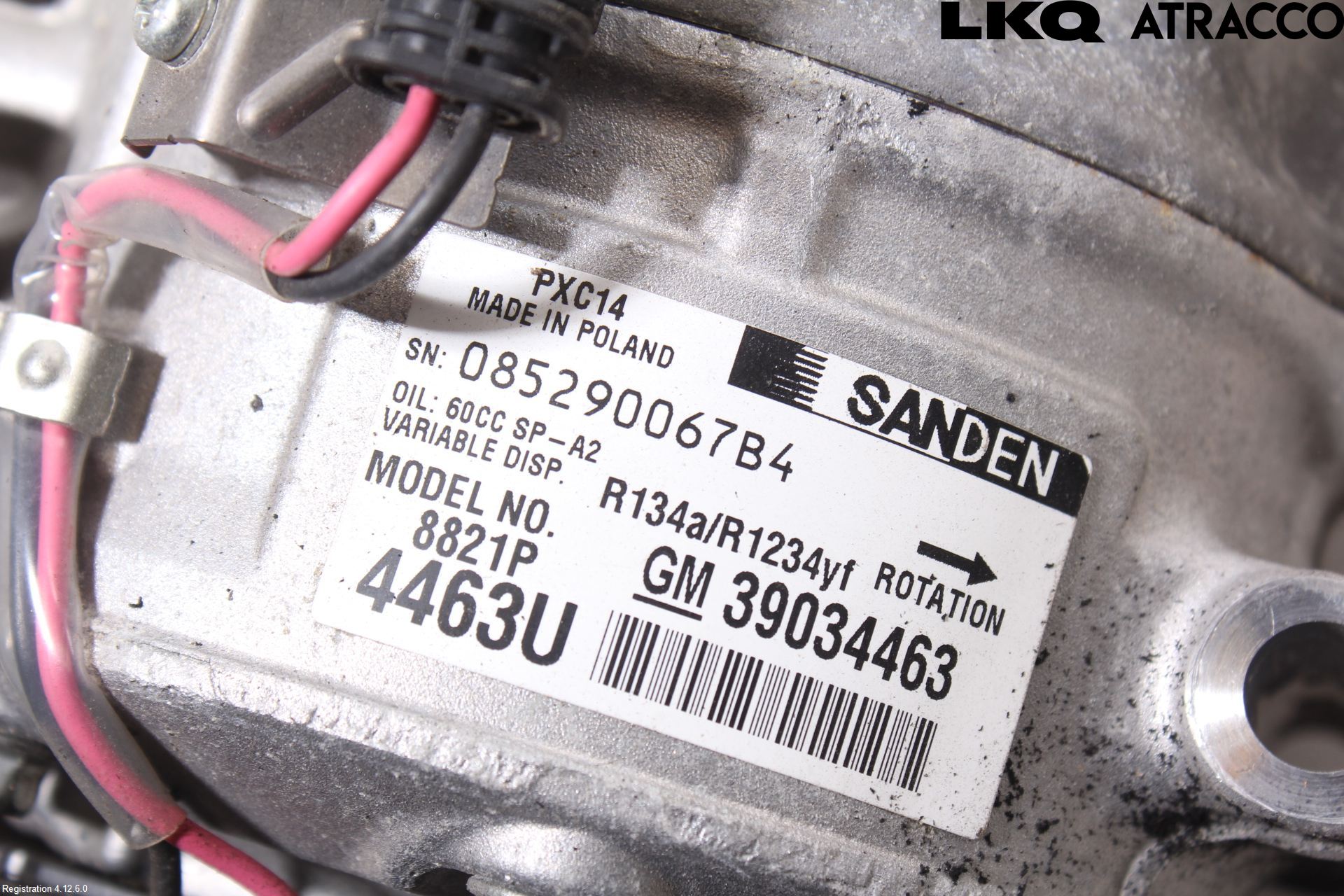 Opel ASTRA K 16-22 Varme Ac Kompressor