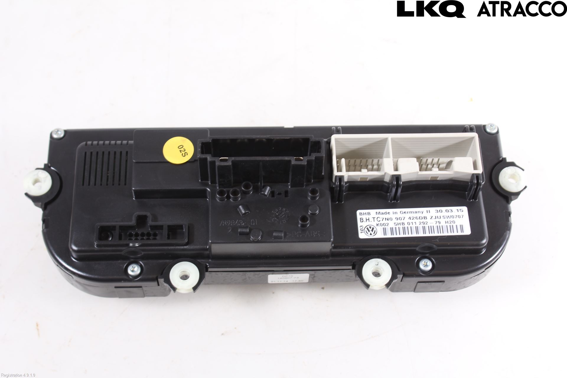 Volkswagen VW CADDY 11-15 Varme Ac Betjening-Display