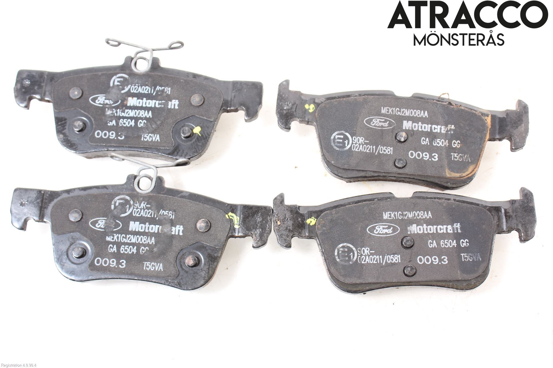 Ford MONDEO 15-22 Bremsebelegg Bak