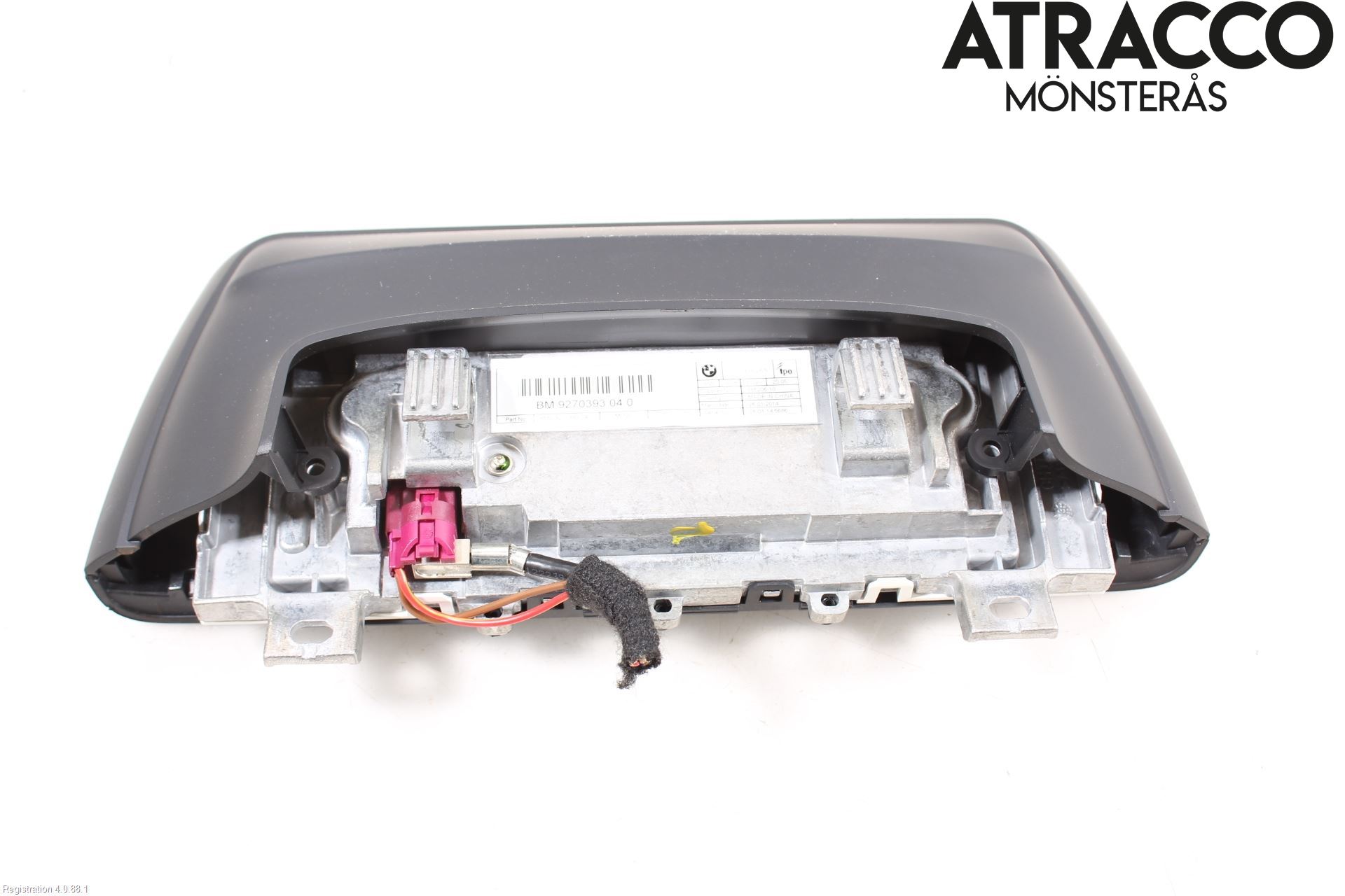 BMW 3 F30/F31/F80 12-19 Instr Skjerm Dvd-Gps-Ac-Tlf