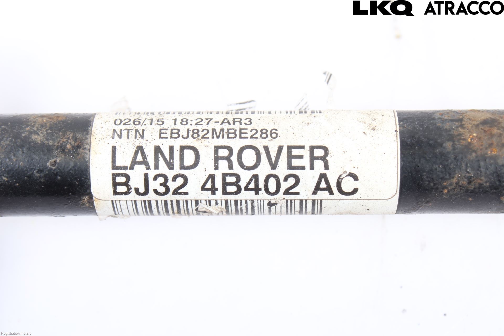 Landrover LAND ROVER RANGE ROVER EVOQUE (L538) 11-18 Drivaksel Bak Kompl Høyre