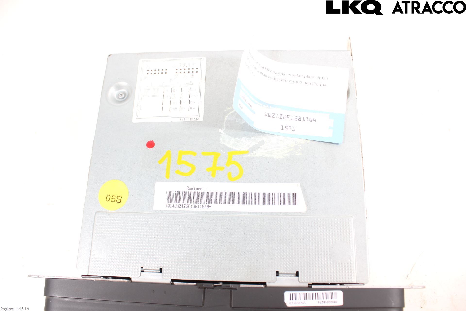 Volkswagen VW GOLF V 04-09 Stereo Radio Med Cd