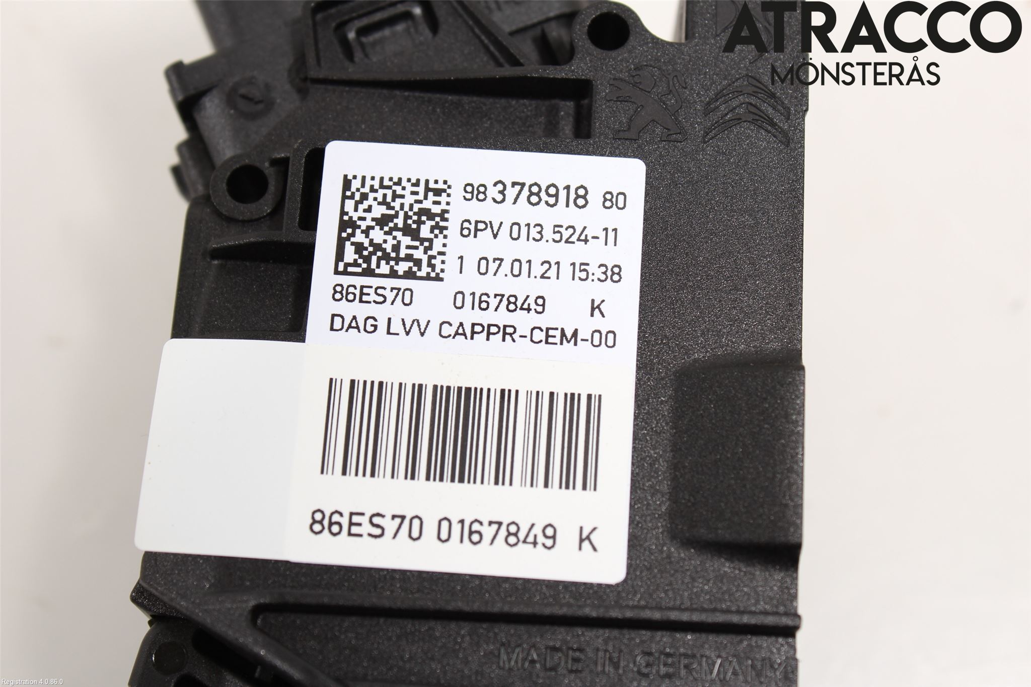 Citroen C4/E-C4 C4X/E-C4X III 21- Gasspedal