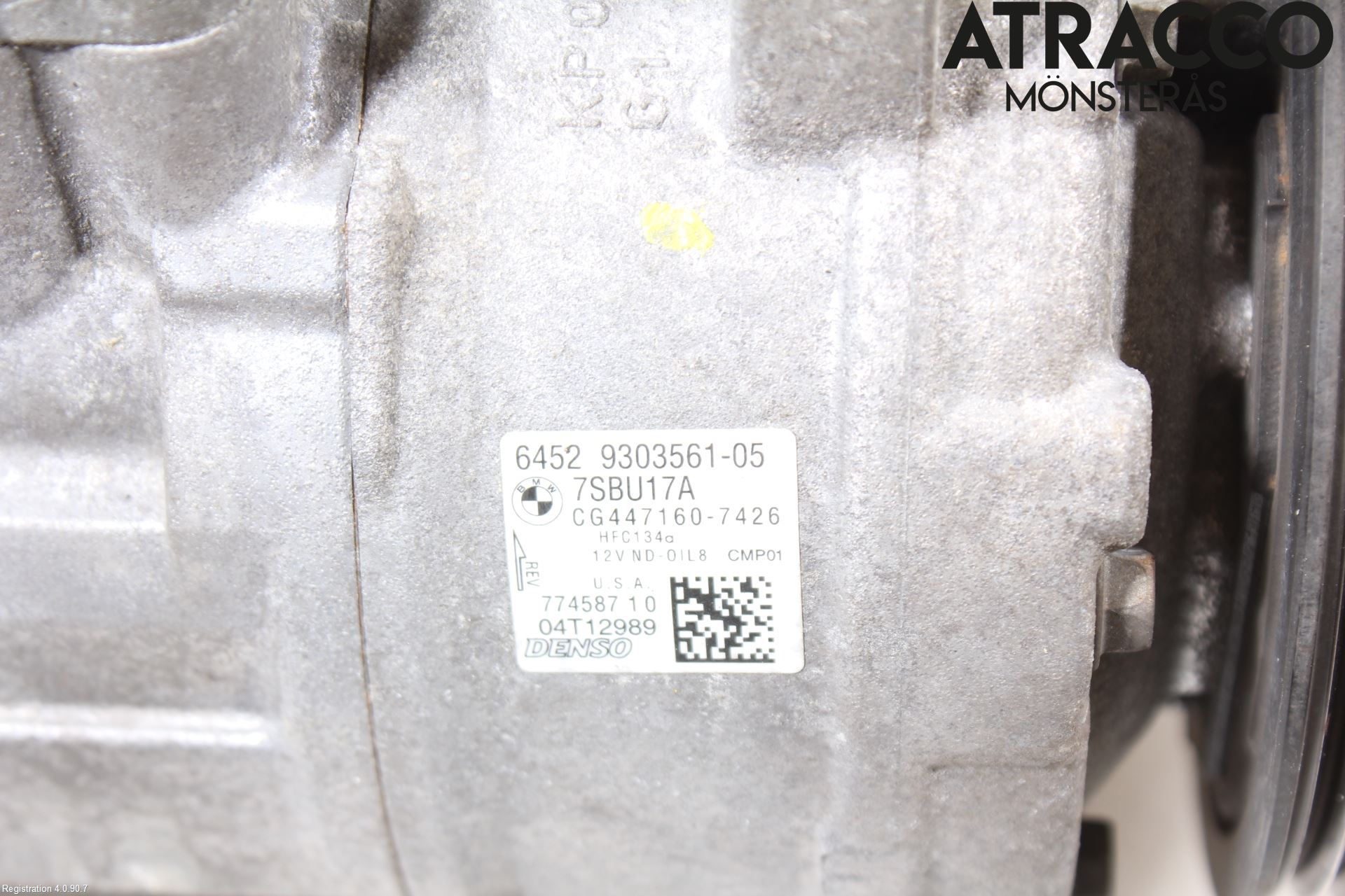 BMW X5 F15 13-18 Varme Ac Kompressor